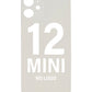 iPhone 12 Mini Back Glass (No Logo) (White)
