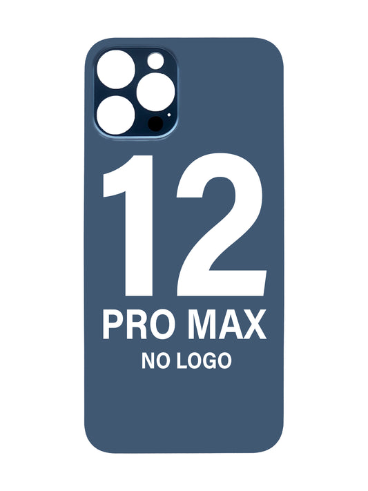 iPhone 12 Pro Max Back Glass (No Logo) (Blue)