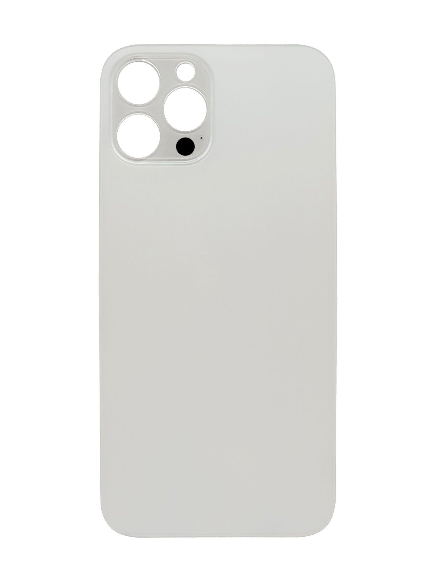 iPhone 12 Pro Max Back Glass (No Logo) (Silver)