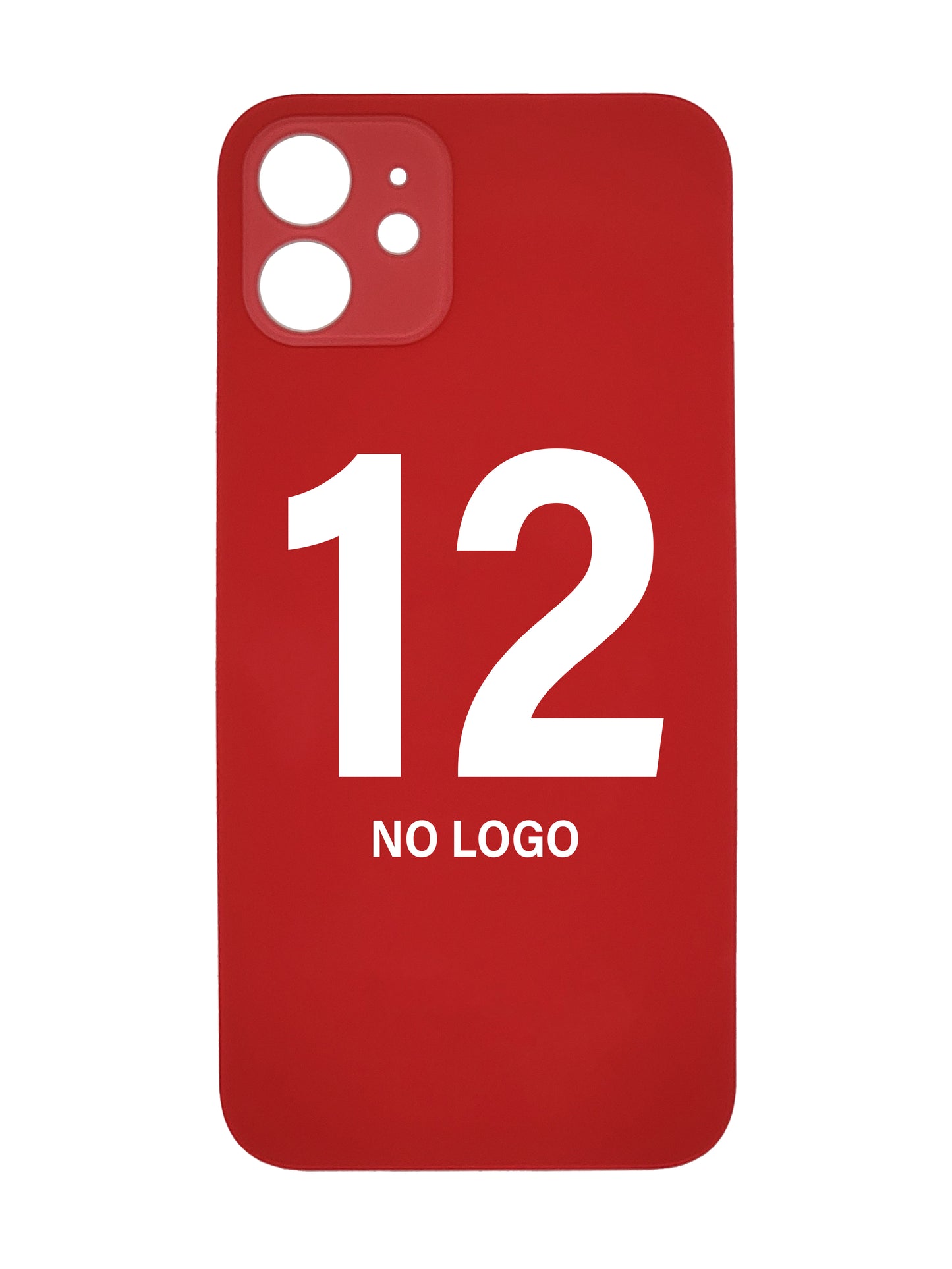 iPhone 12 Back Glass (No Logo) (Red)