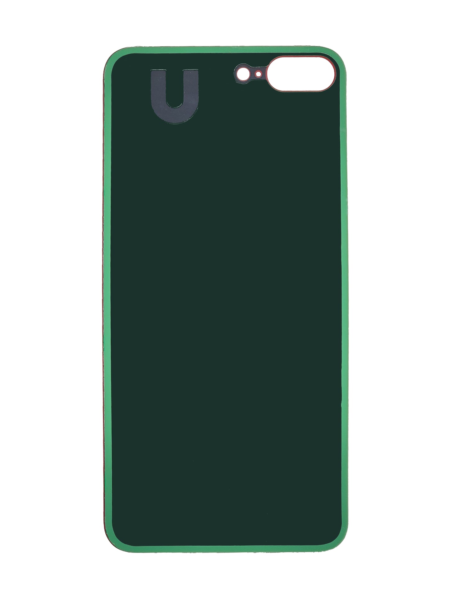 iPhone 8 Plus Back Glass (No Logo) (Red)