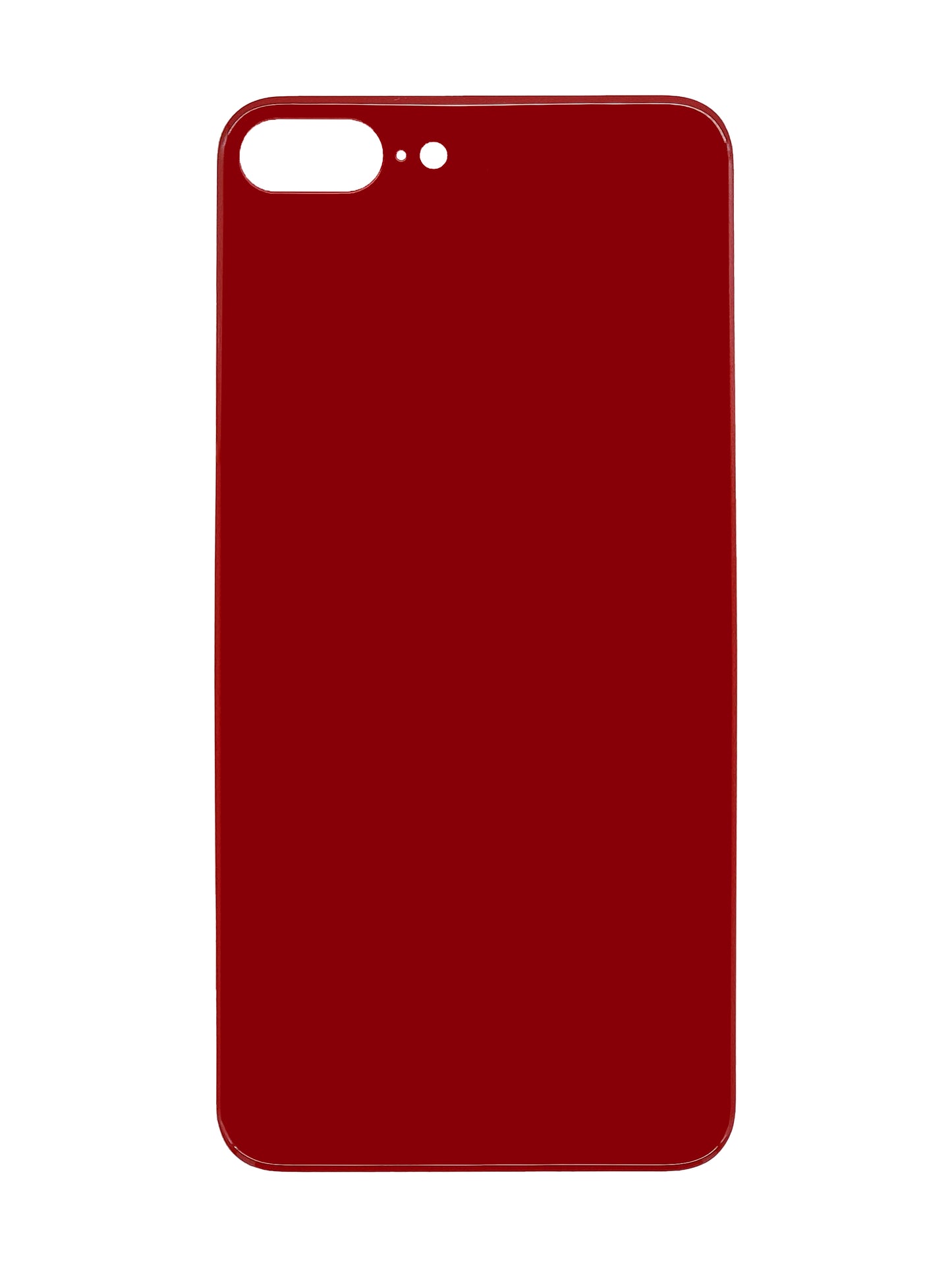 iPhone 8 Plus Back Glass (No Logo) (Red)