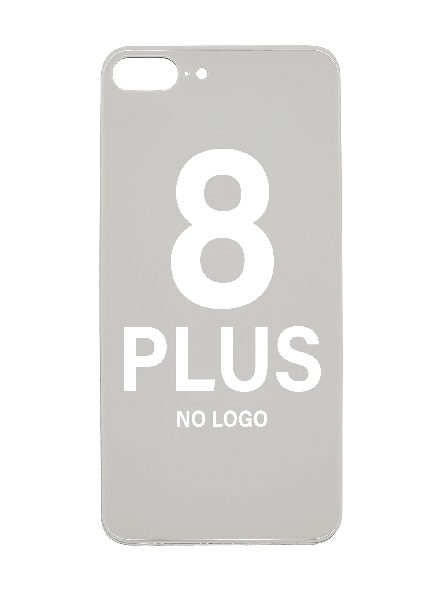 iPhone 8 Plus Back Glass (No Logo) (White)