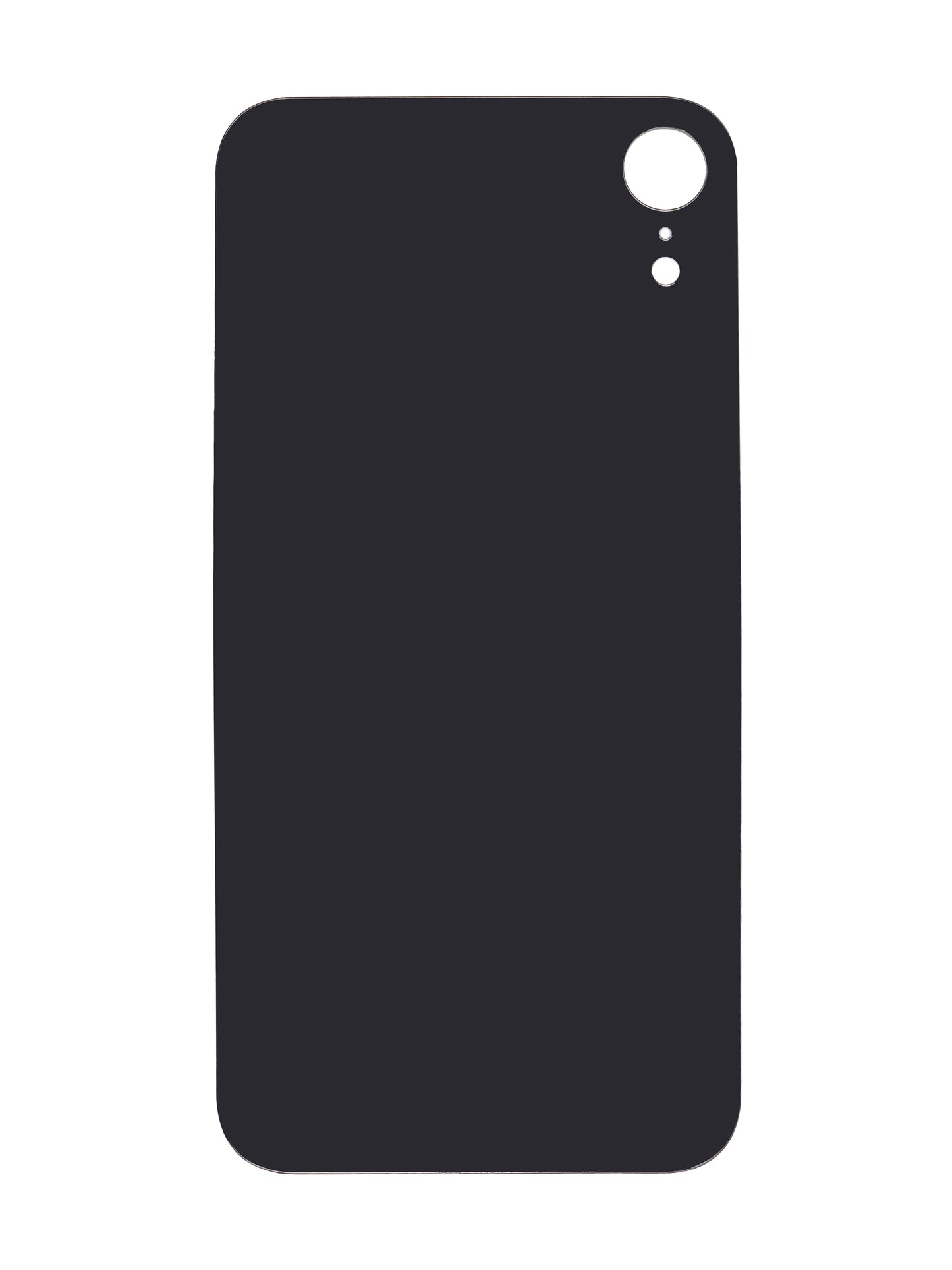 iPhone XR Back Glass (No Logo) (Black)