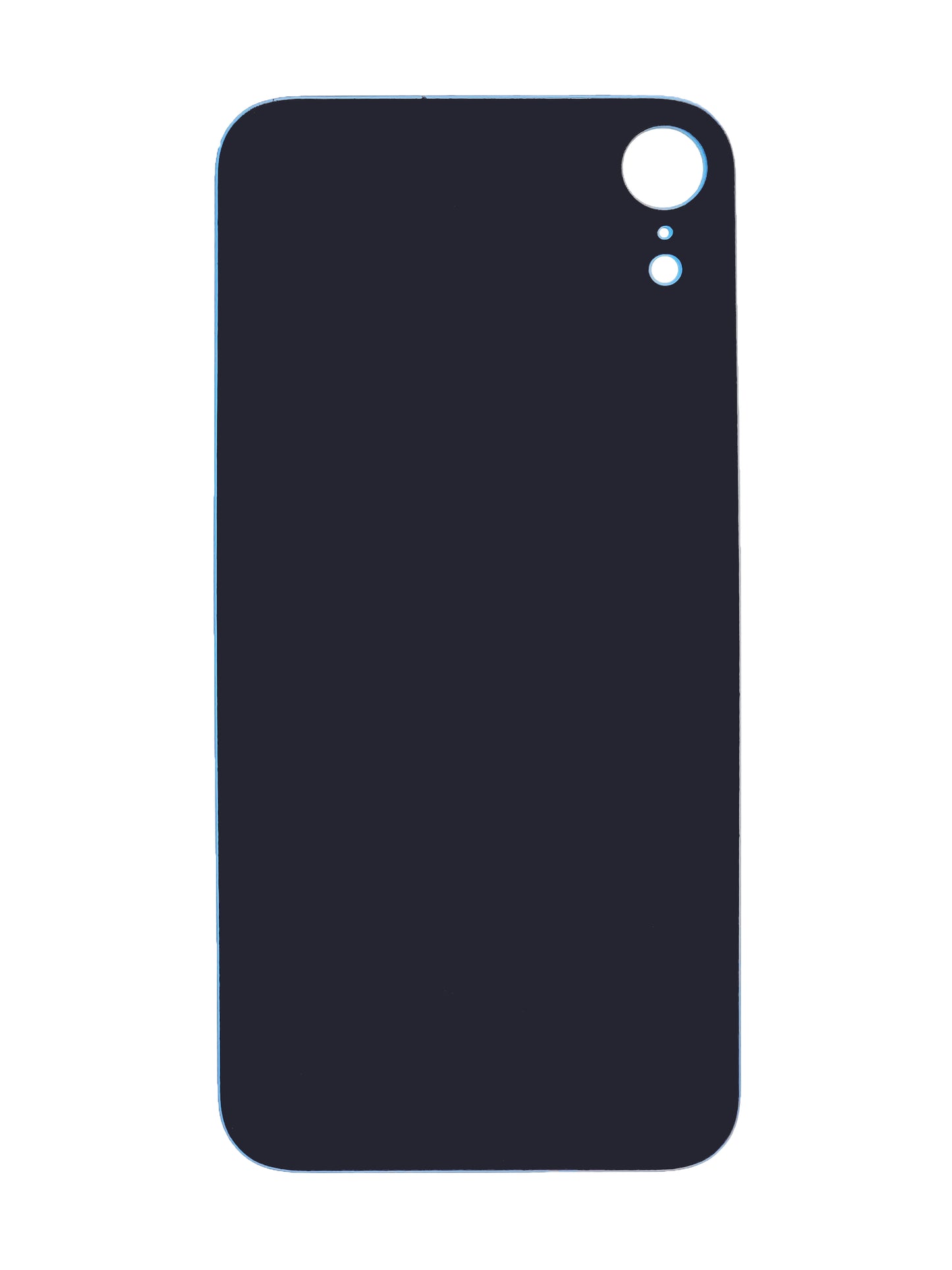 iPhone XR Back Glass (No Logo) (Blue)