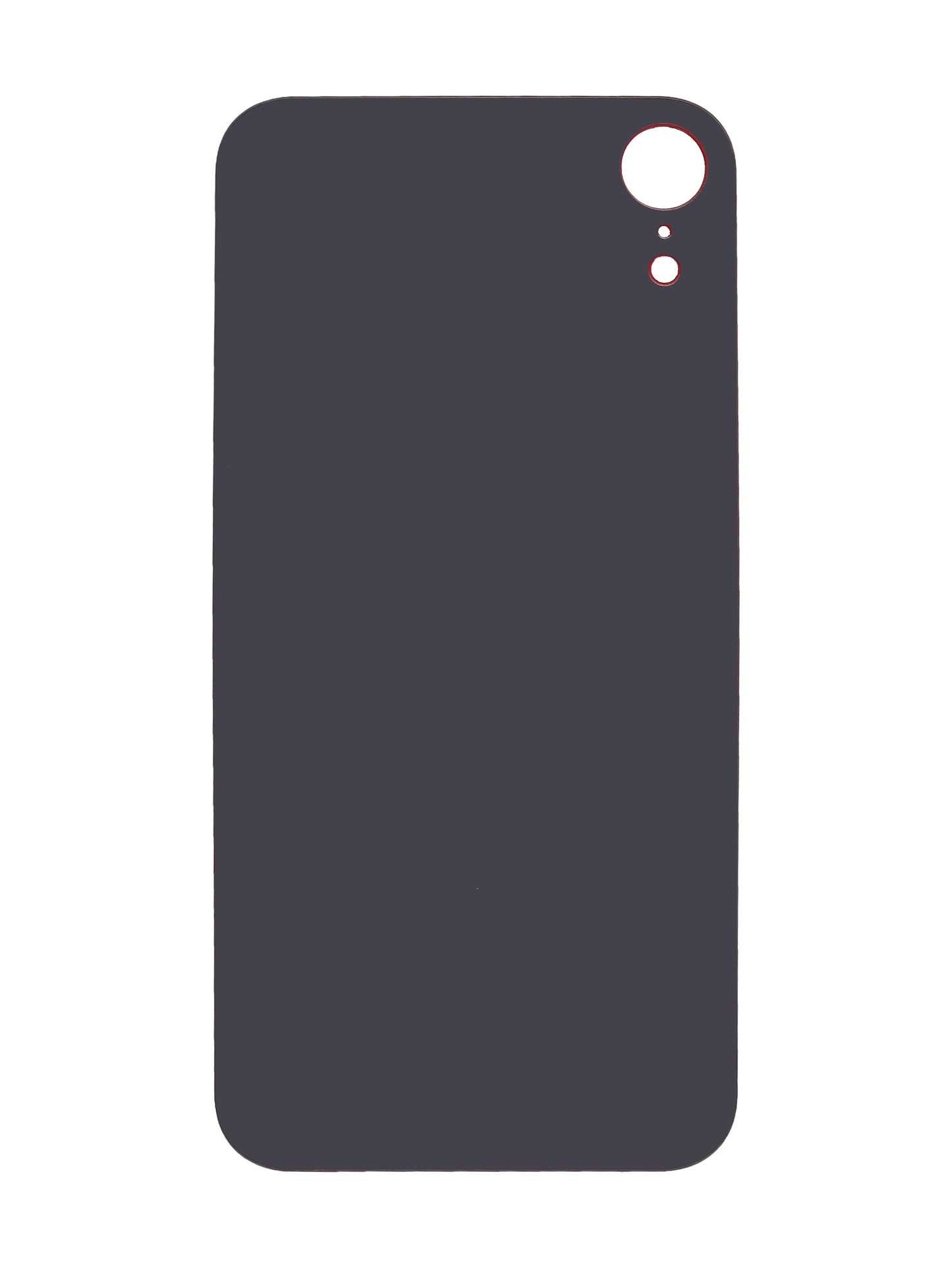 iPhone XR Back Glass (No Logo) (Red)