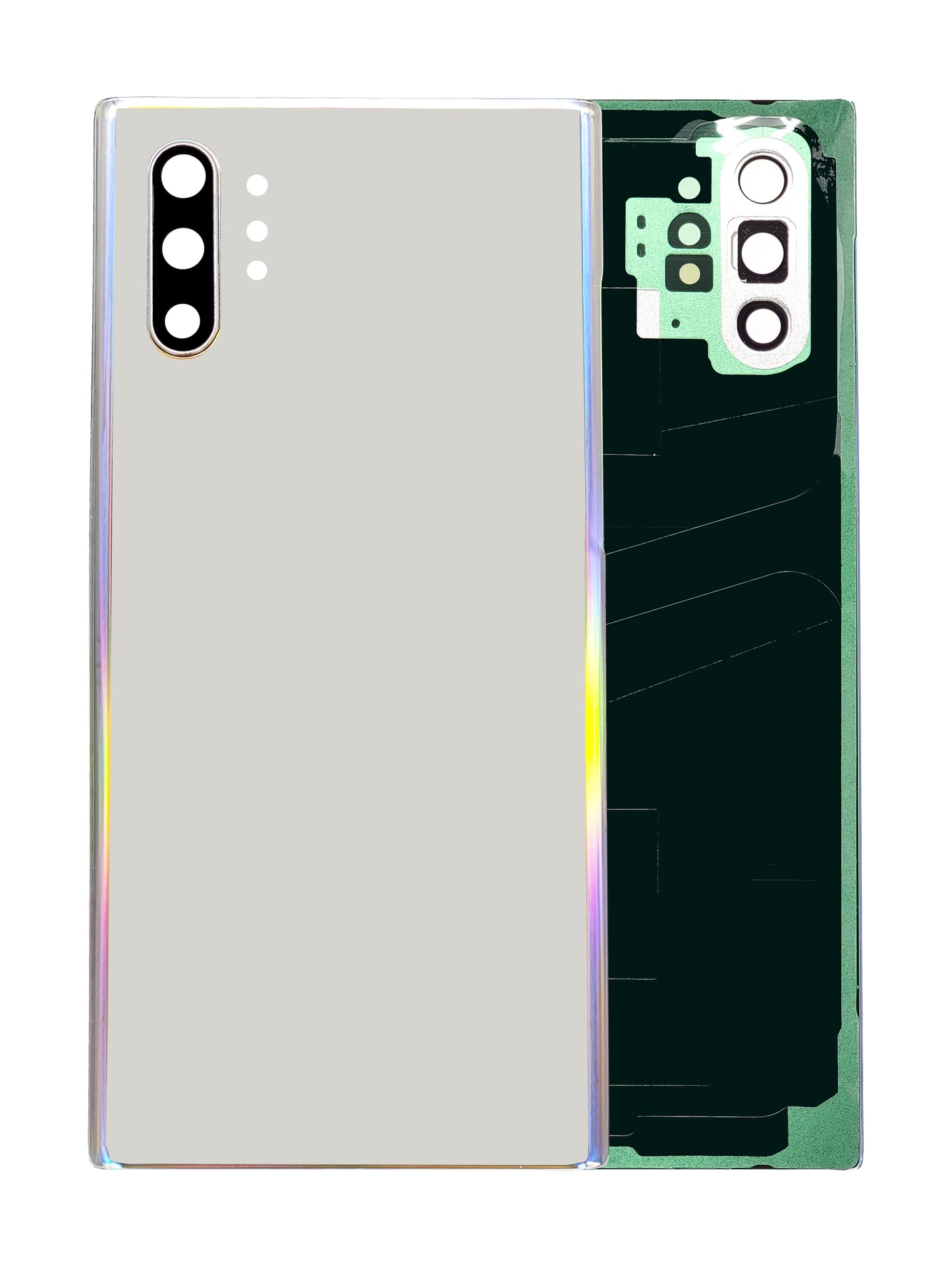 Samsung Note 10 Plus Back Cover (Silver)