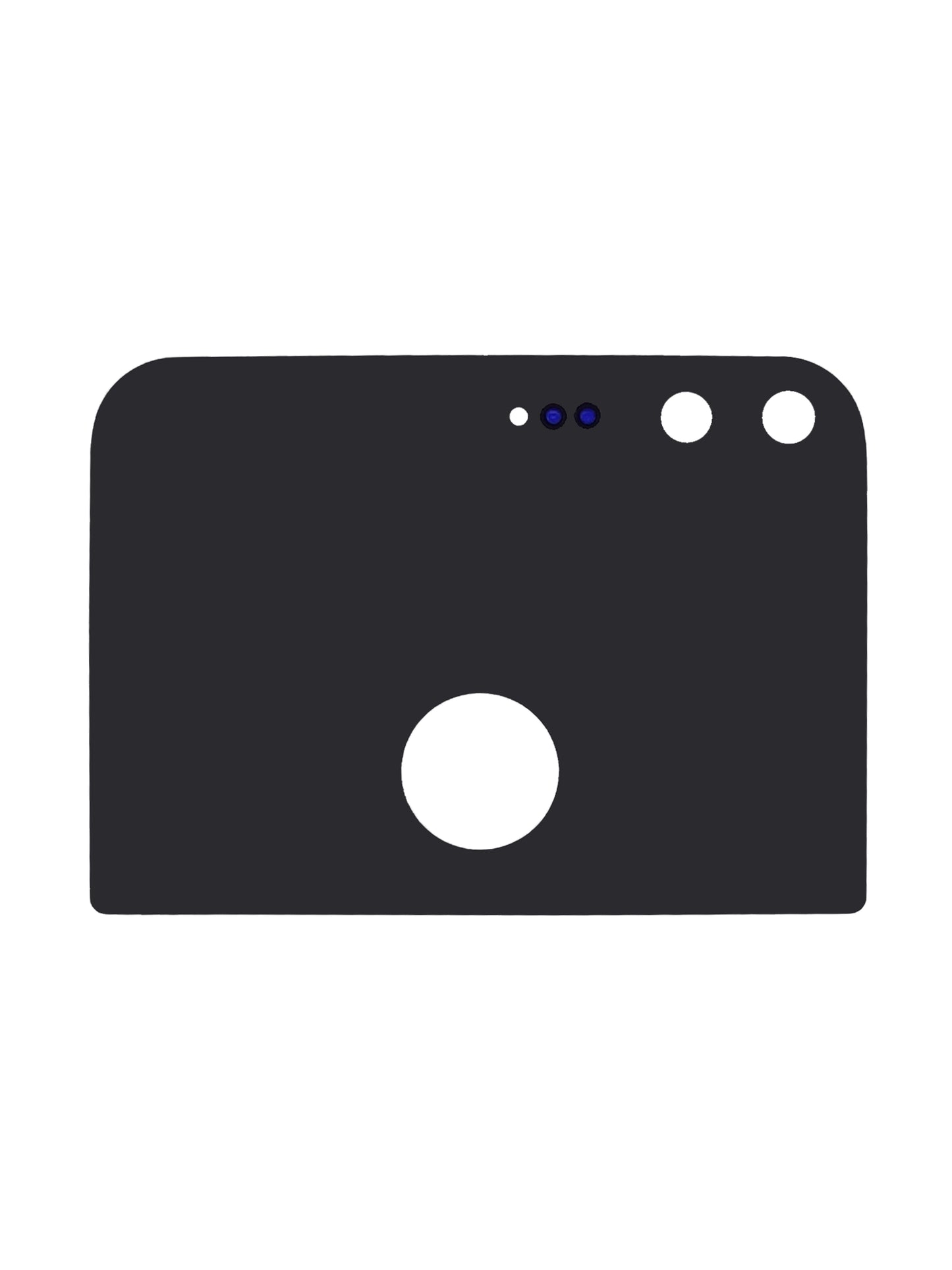 Google Pixel XL Top Back Cover (Black)