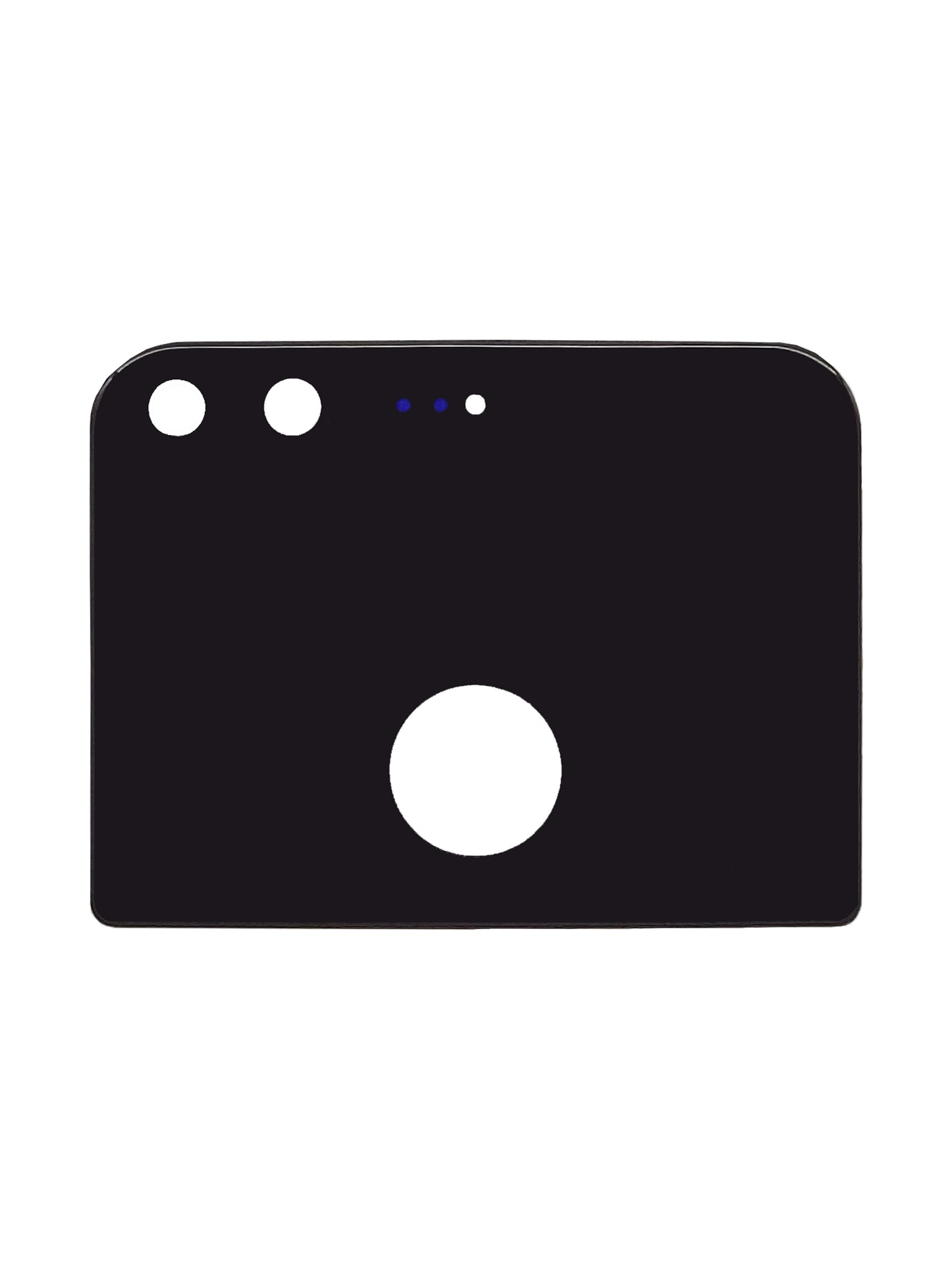 Google Pixel Top Back Cover (Black)
