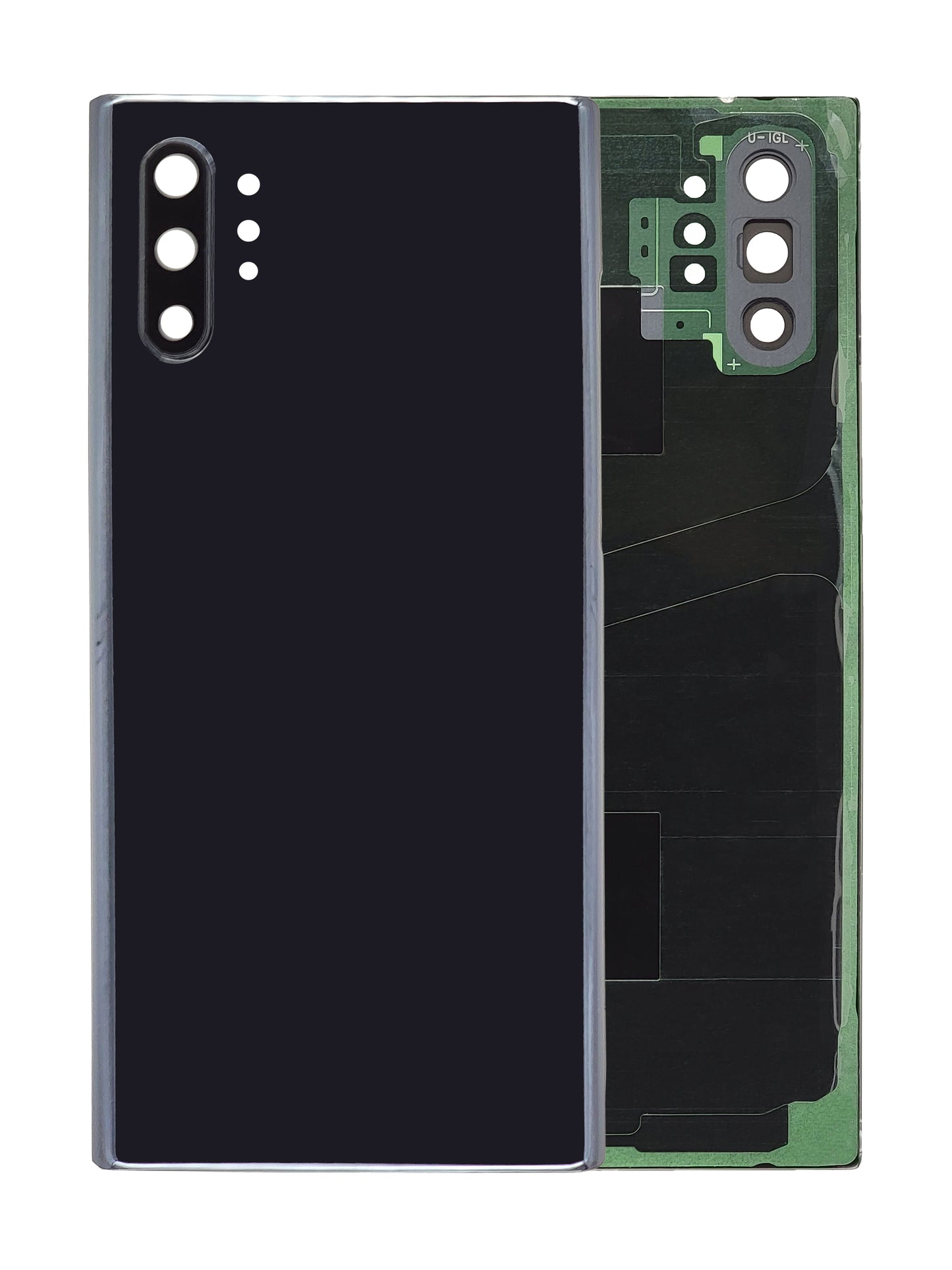 Samsung Note 10 Plus Back Cover (Black)