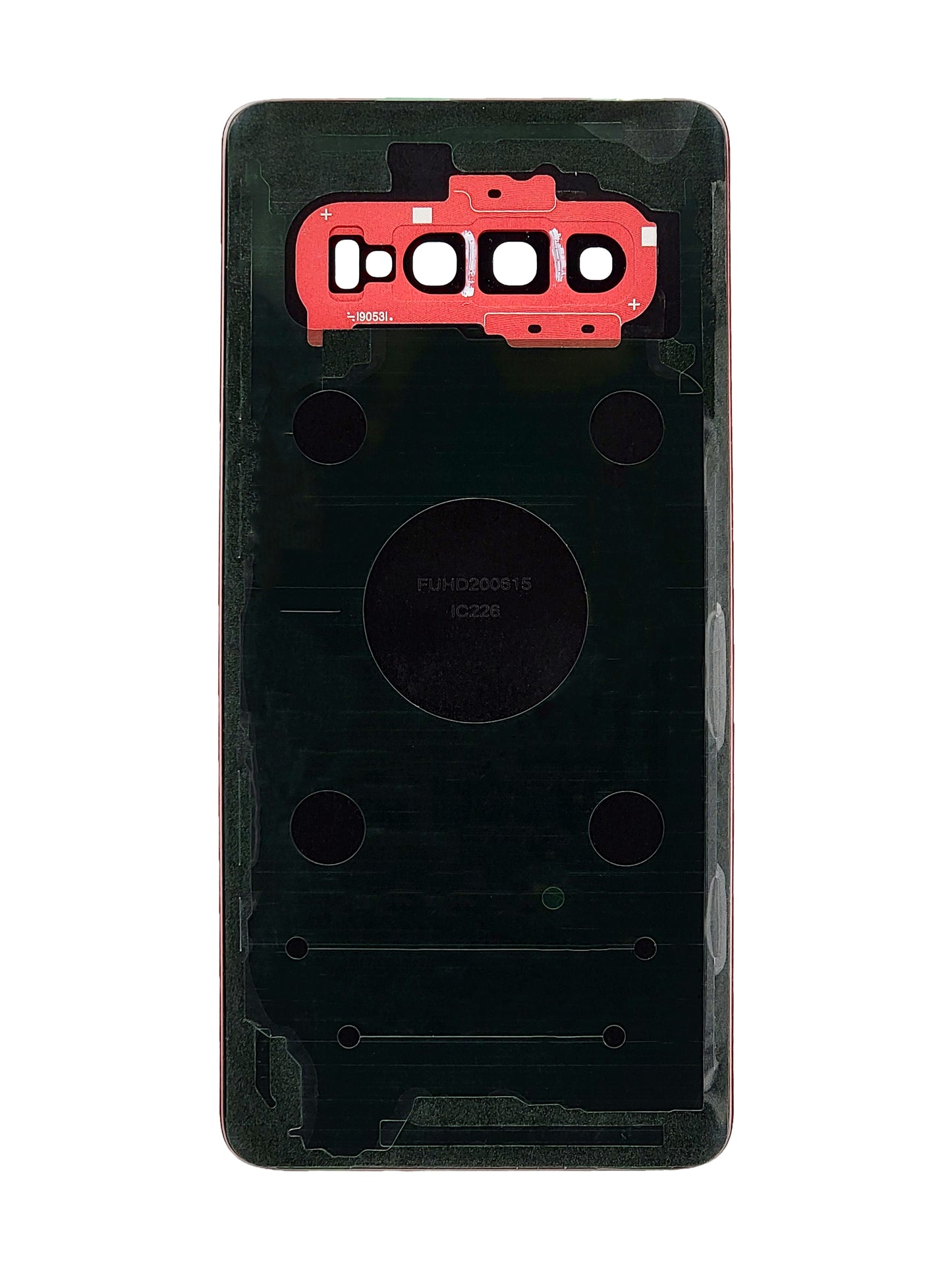 Samsung S10 Back Cover (Red)