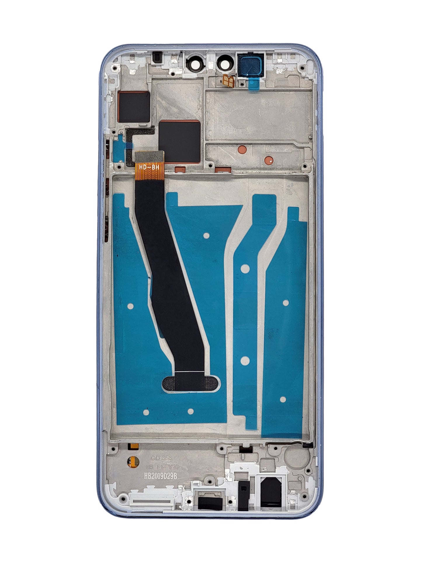 Huawei Y9 2019 Screen Assembly (With The Frame) (Refurbished) (Aurora Purple)