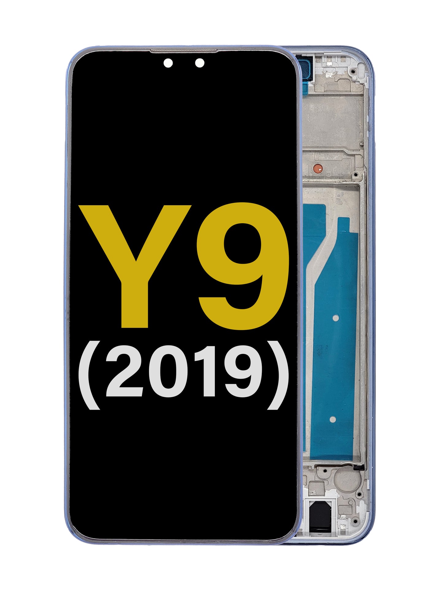 Huawei Y9 2019 Screen Assembly (With The Frame) (Refurbished) (Aurora Purple)