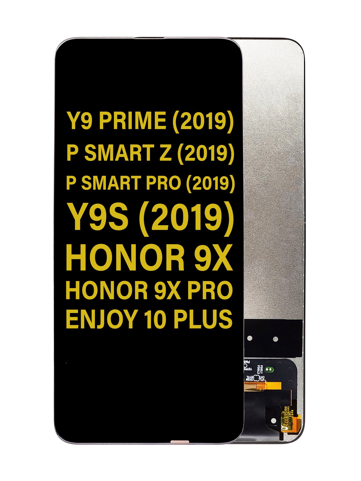 HW Y9 Prime 2019 / P Smart Z 2019 / P Smart Pro 2019 / Y9S 2019 / Honor 9X / Honor 9X Pro / Enjoy 10 plus Screen Assembly (Without The Frame) (Refurbished) (Black)