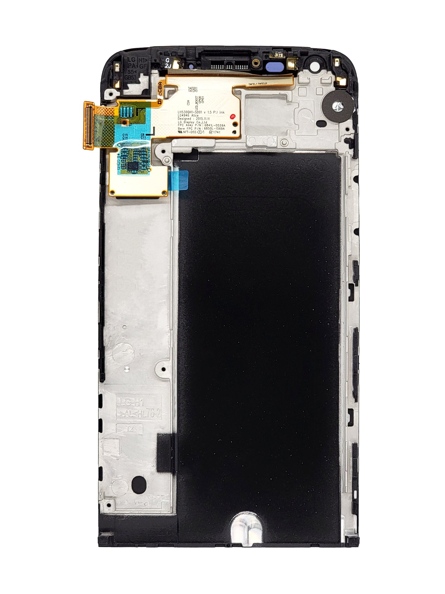 LGG G5 Screen Assembly (With The Frame) (Refurbished) (Black)
