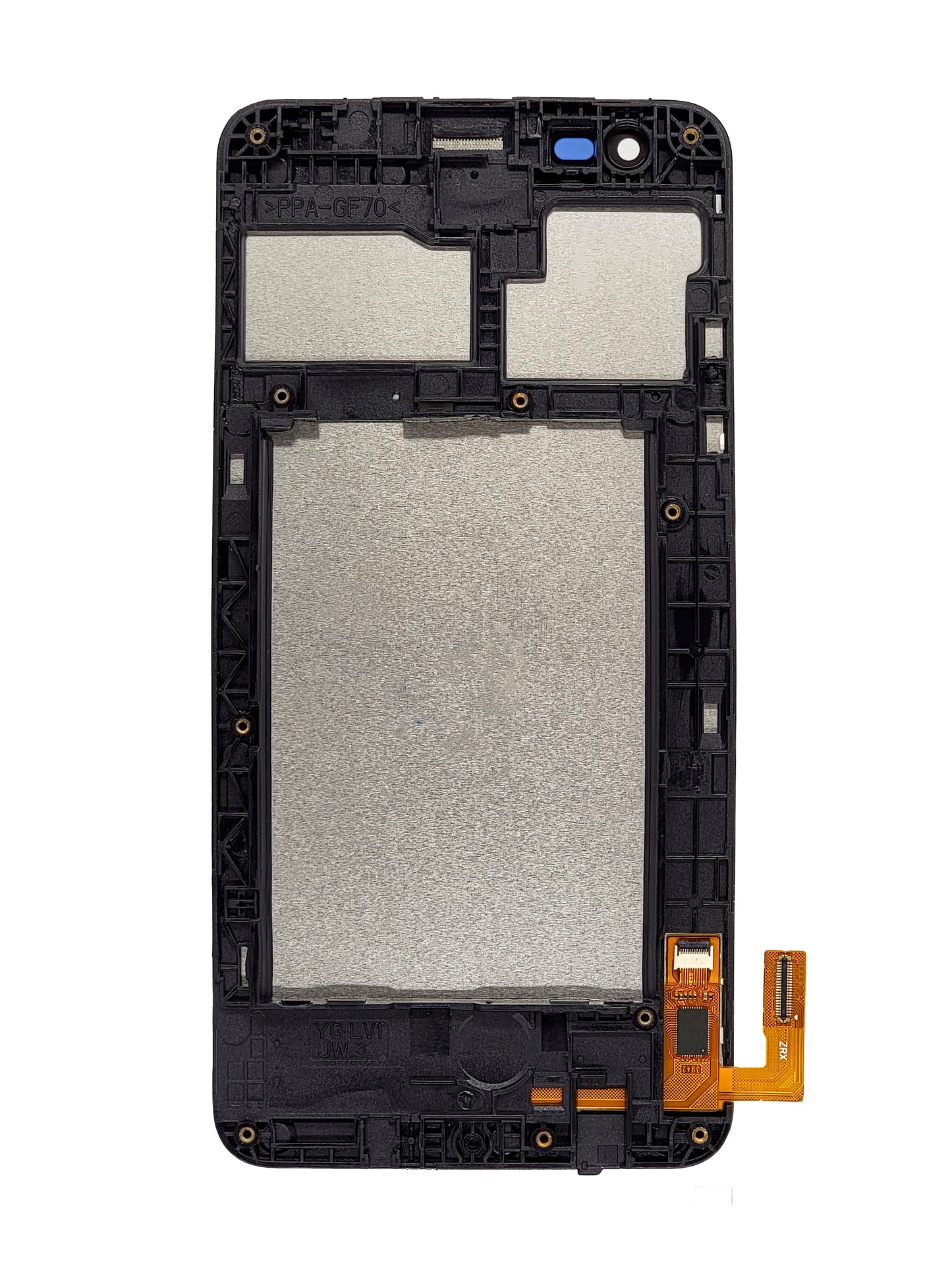 LCD Assembly with Frame for LG K4 (M150 / 2017) / Fortune M153 / Phoenix 3 M150 (BLACK) (Premium / Refurbished)
