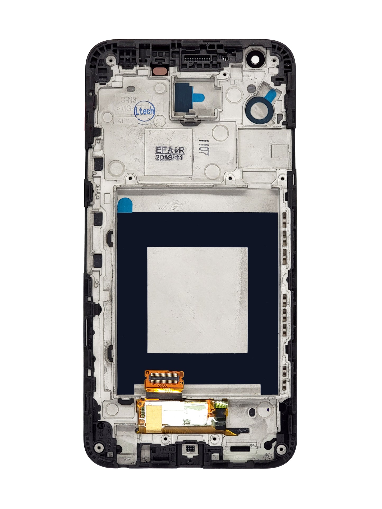 LG Nexus 5X Screen Assembly (With The Frame) (Refurbished) (Black)