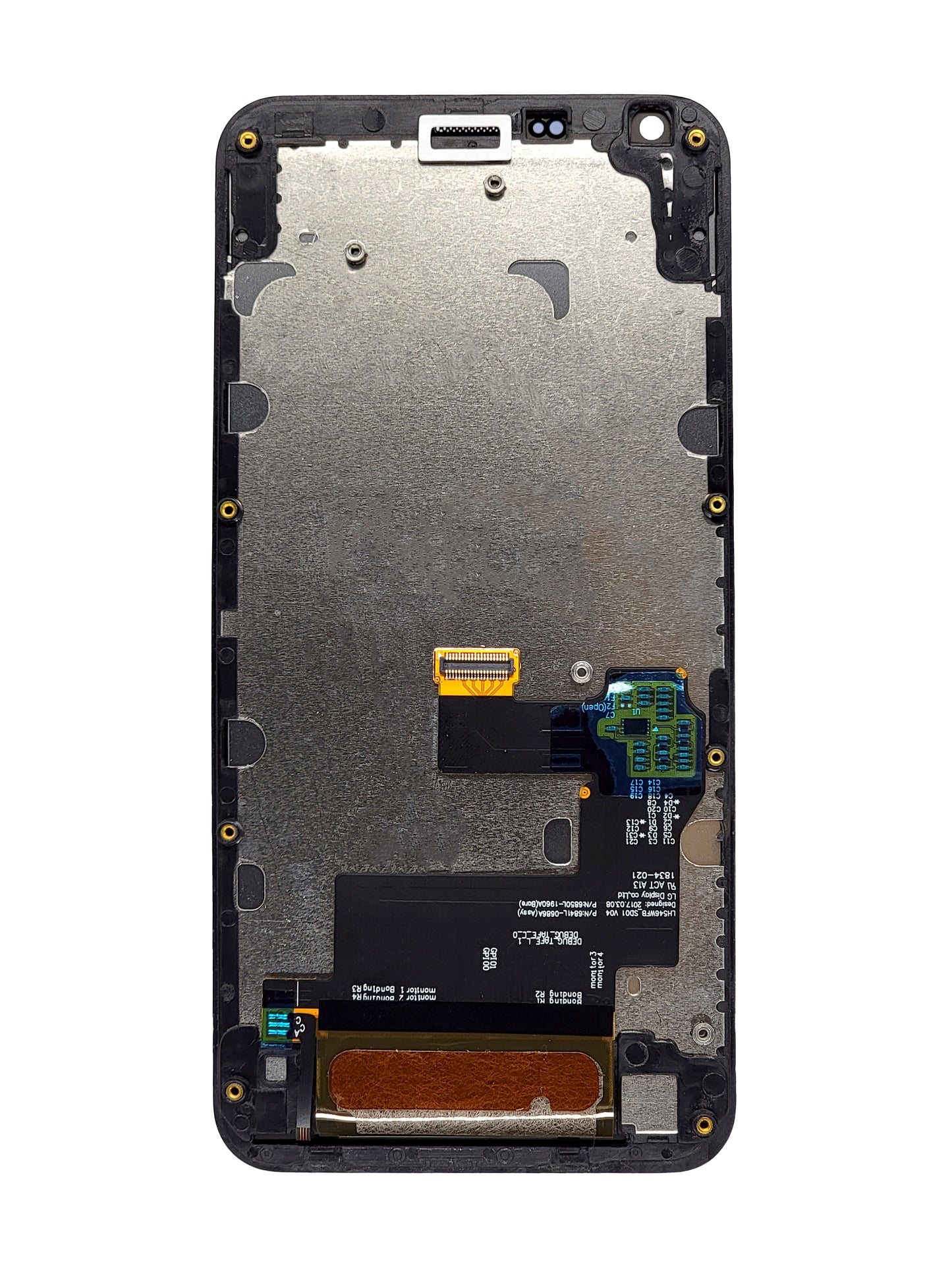 LGQ Q6 / Q6 Plus / Q6 Prime Screen Assembly (With The Frame) (Refurbished) (Black)