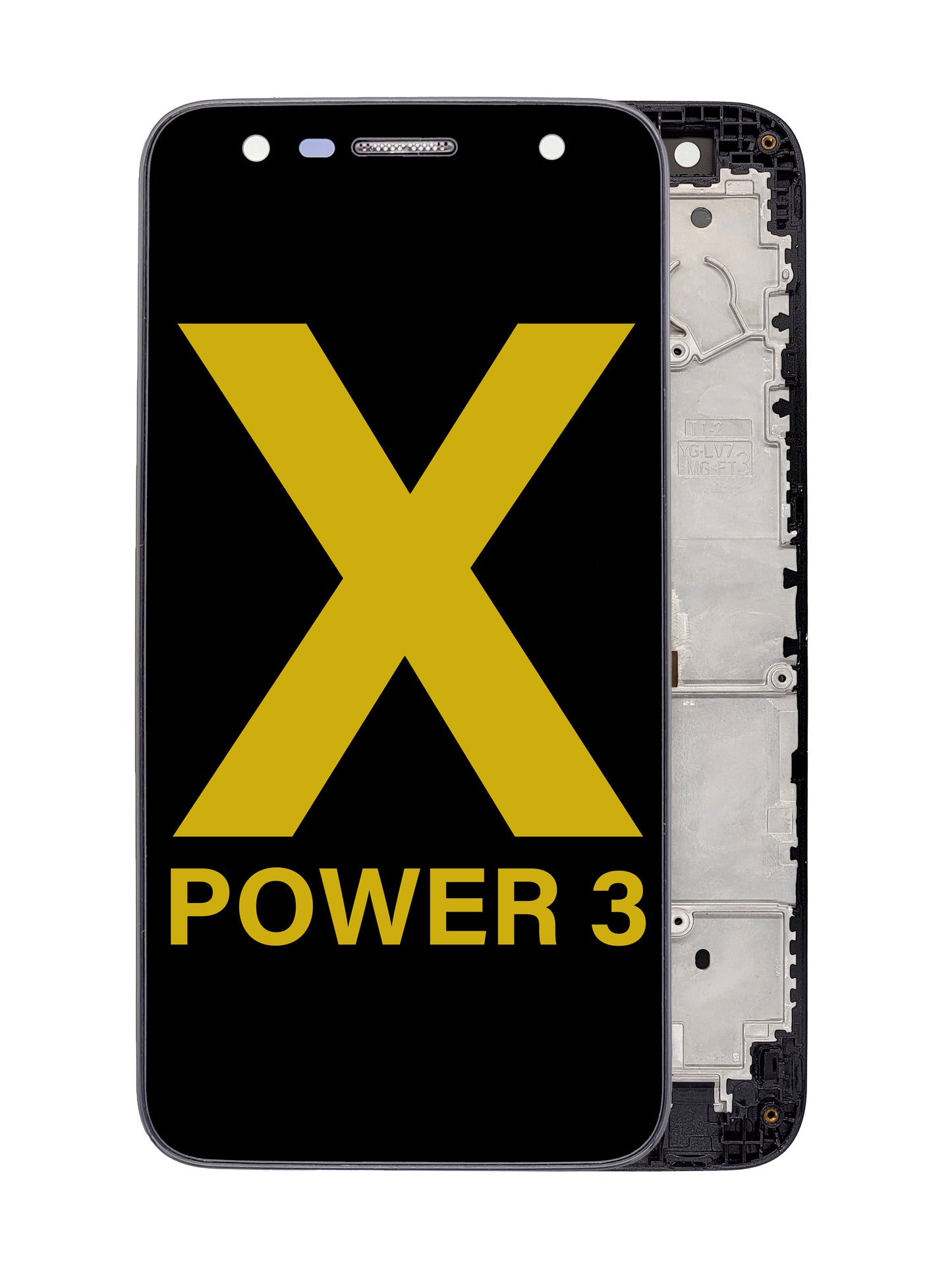 LGX X Power 3 Screen Assembly (With The Frame) (Refurbished) (Black)