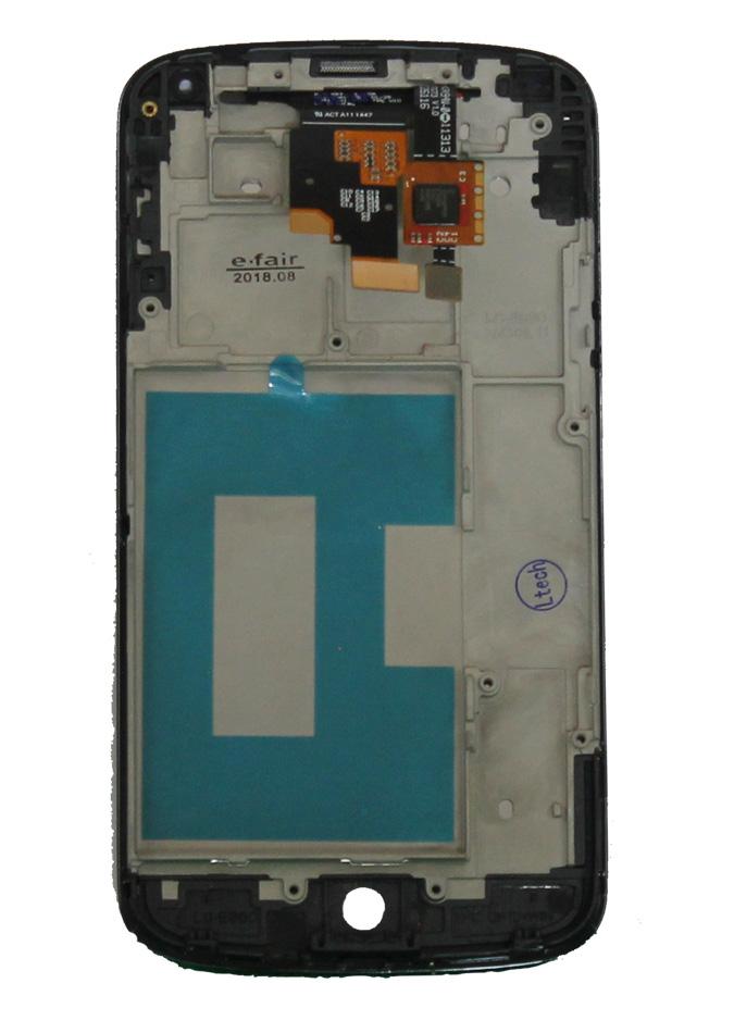 LGN Nexus 4 Screen Assembly (Without The Frame) (Refurbished) (Black)
