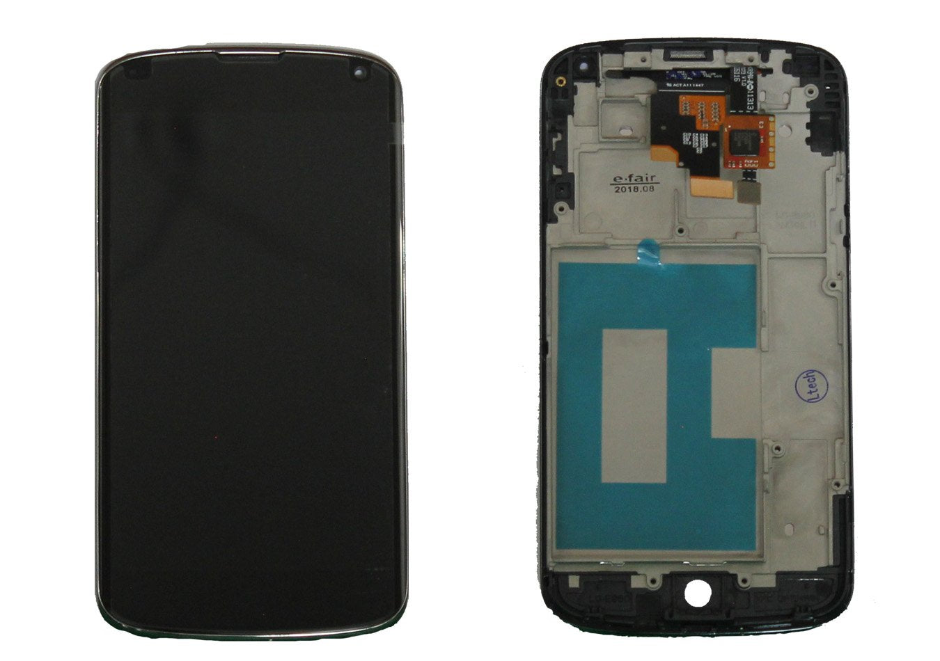 LGN Nexus 4 Screen Assembly (Without The Frame) (Refurbished) (Black)