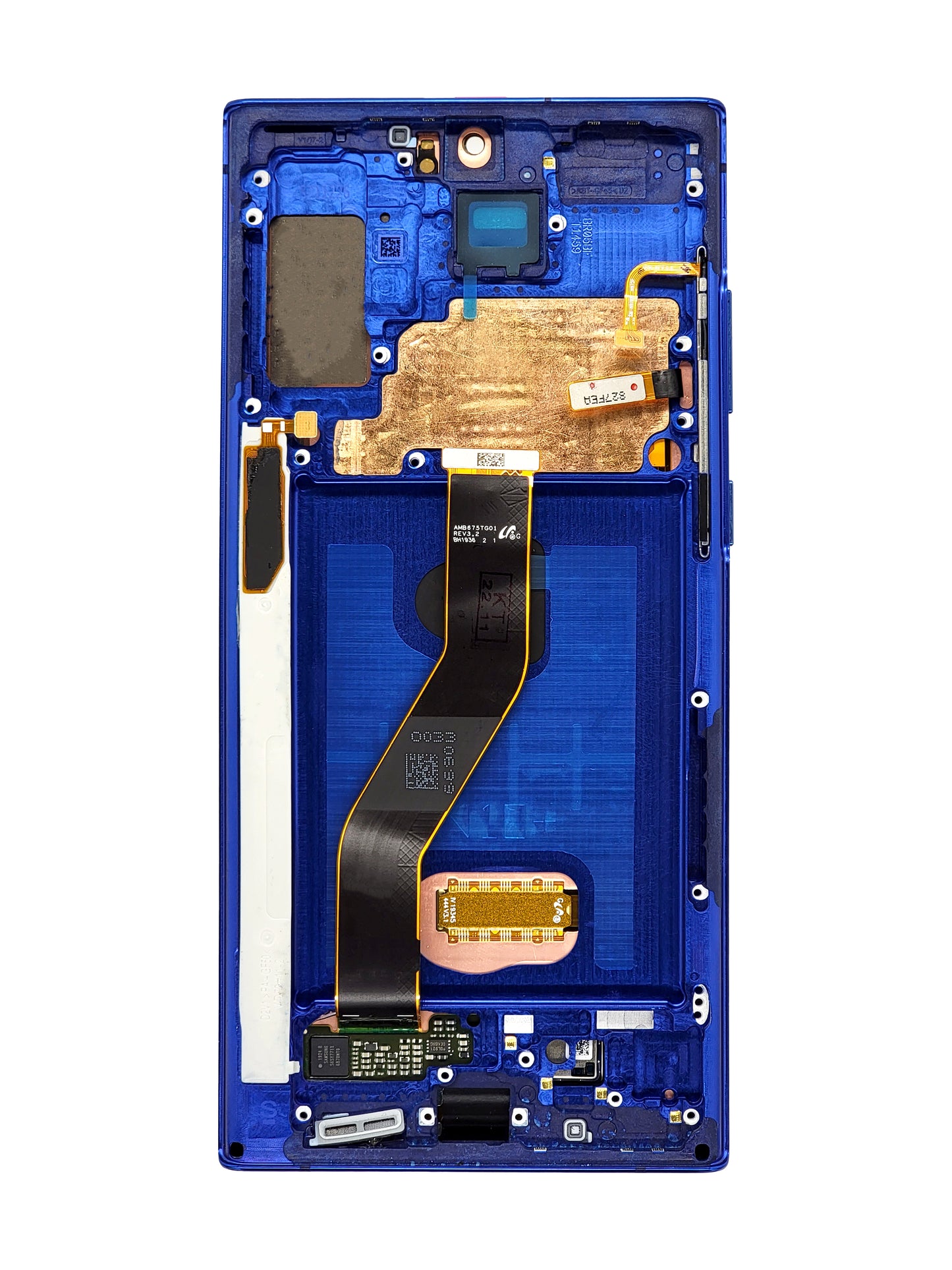 OLED Assembly with Frame for Galaxy Note 10 Plus N975 (AURA BLUE) (Aftermarket OLED)