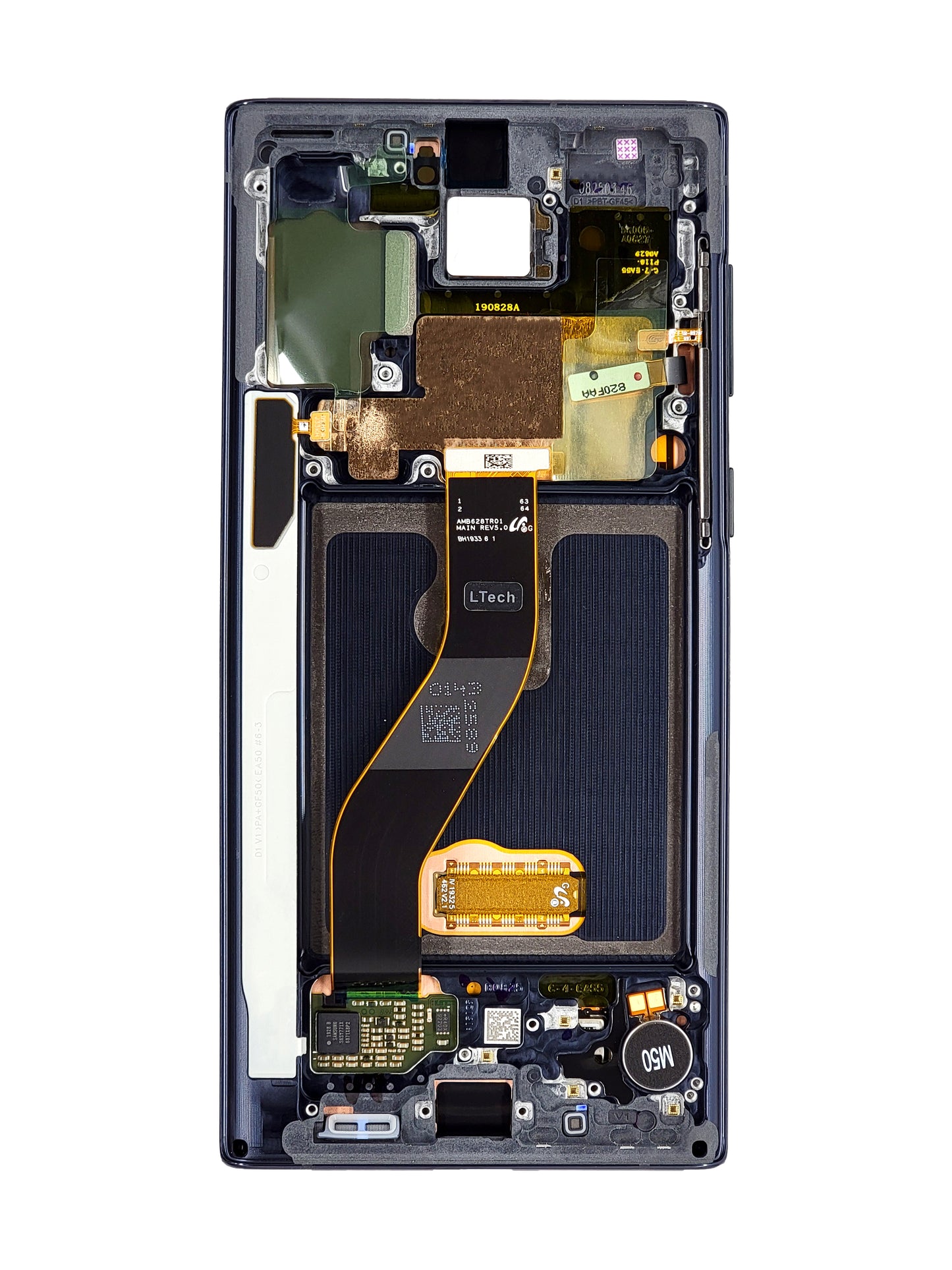 OLED Assembly with Frame for Galaxy Note 10 N970 (AURA BLACK) (Service Pack)