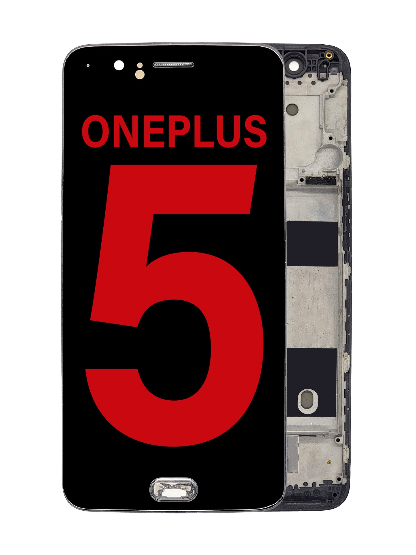 OPS 1+5 Screen Assembly (With The Frame) (OLED) (Black)