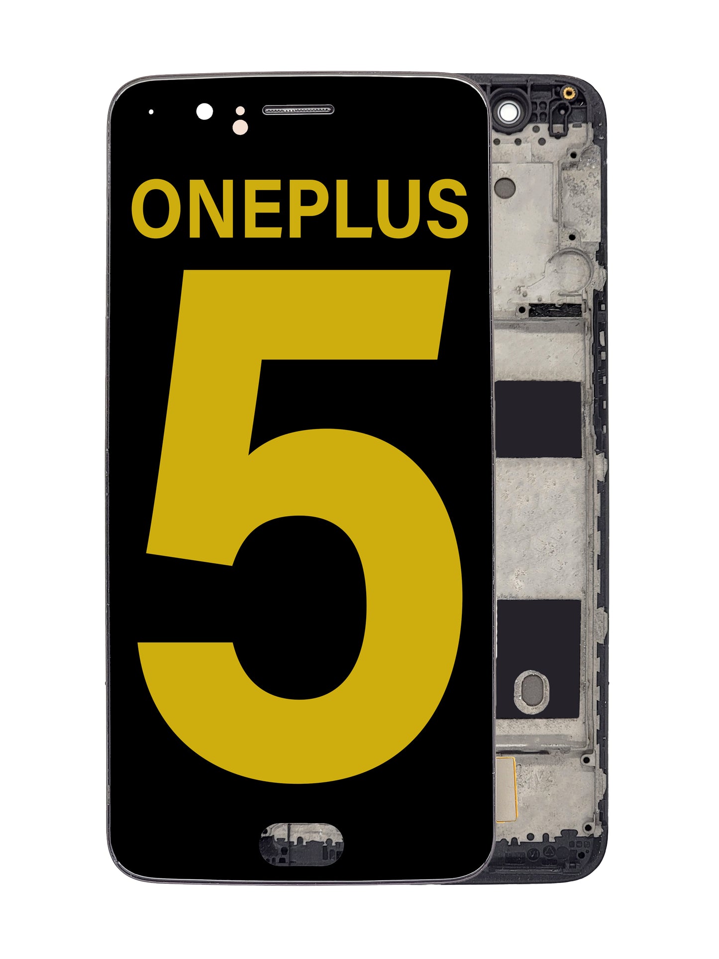 OPS 1+5 Screen Assembly (With The Frame) (Refurbished) (Black)