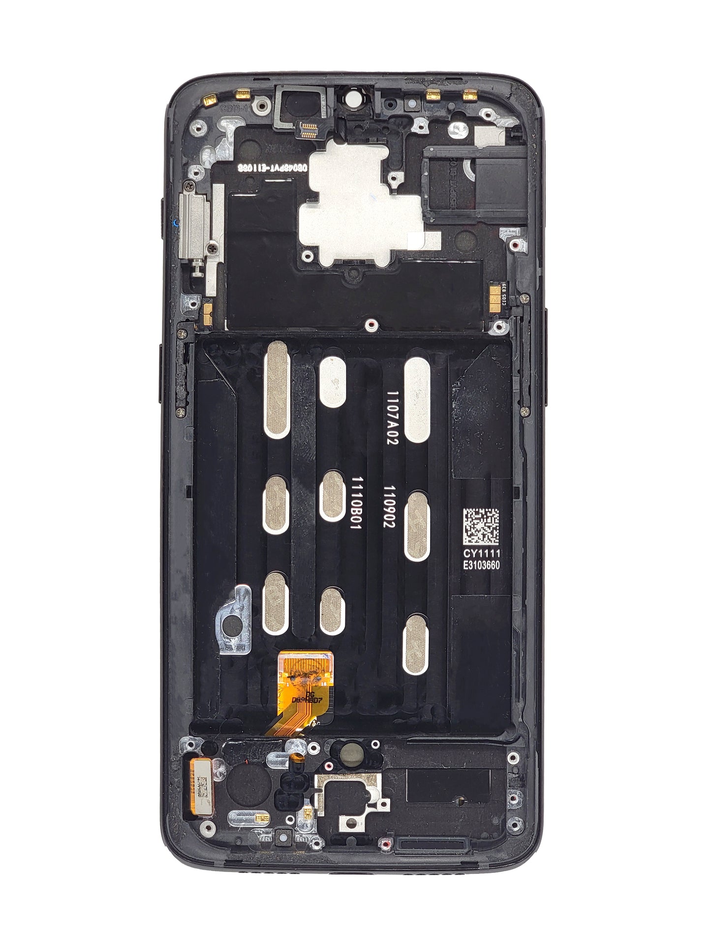 OPS 1+6T Screen Assembly (With The Frame) (Refurbished) (Black)