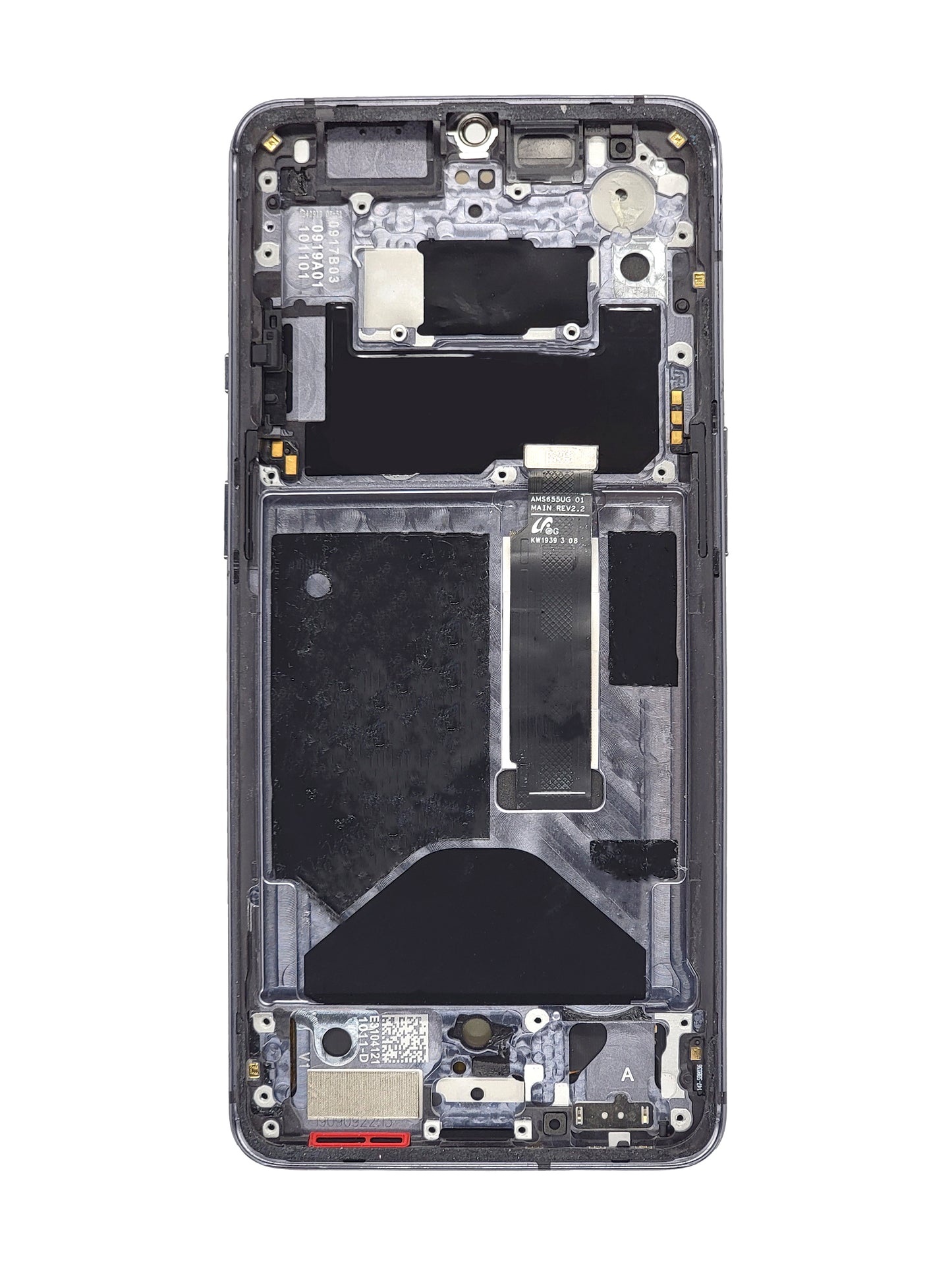 OPS 1+7T Screen Assembly (With The Frame) (Refurbished) (Grey)