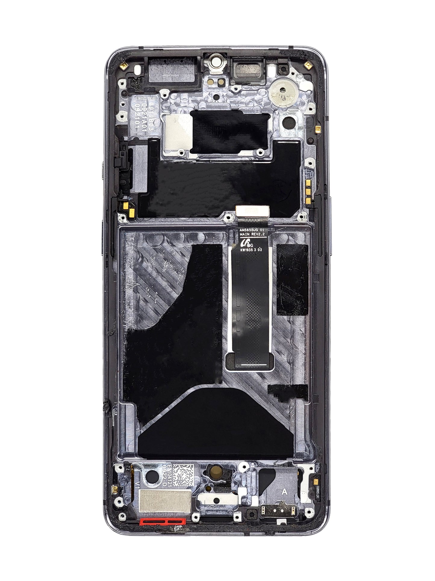 OPS 1+7T Screen Assembly (With The Frame) (OLED) (Black)