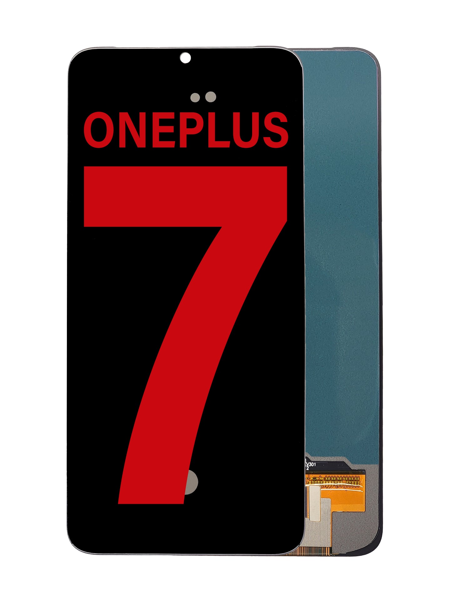 OPS 1+7 Screen Assembly (Without The Frame) (OLED) (Black)