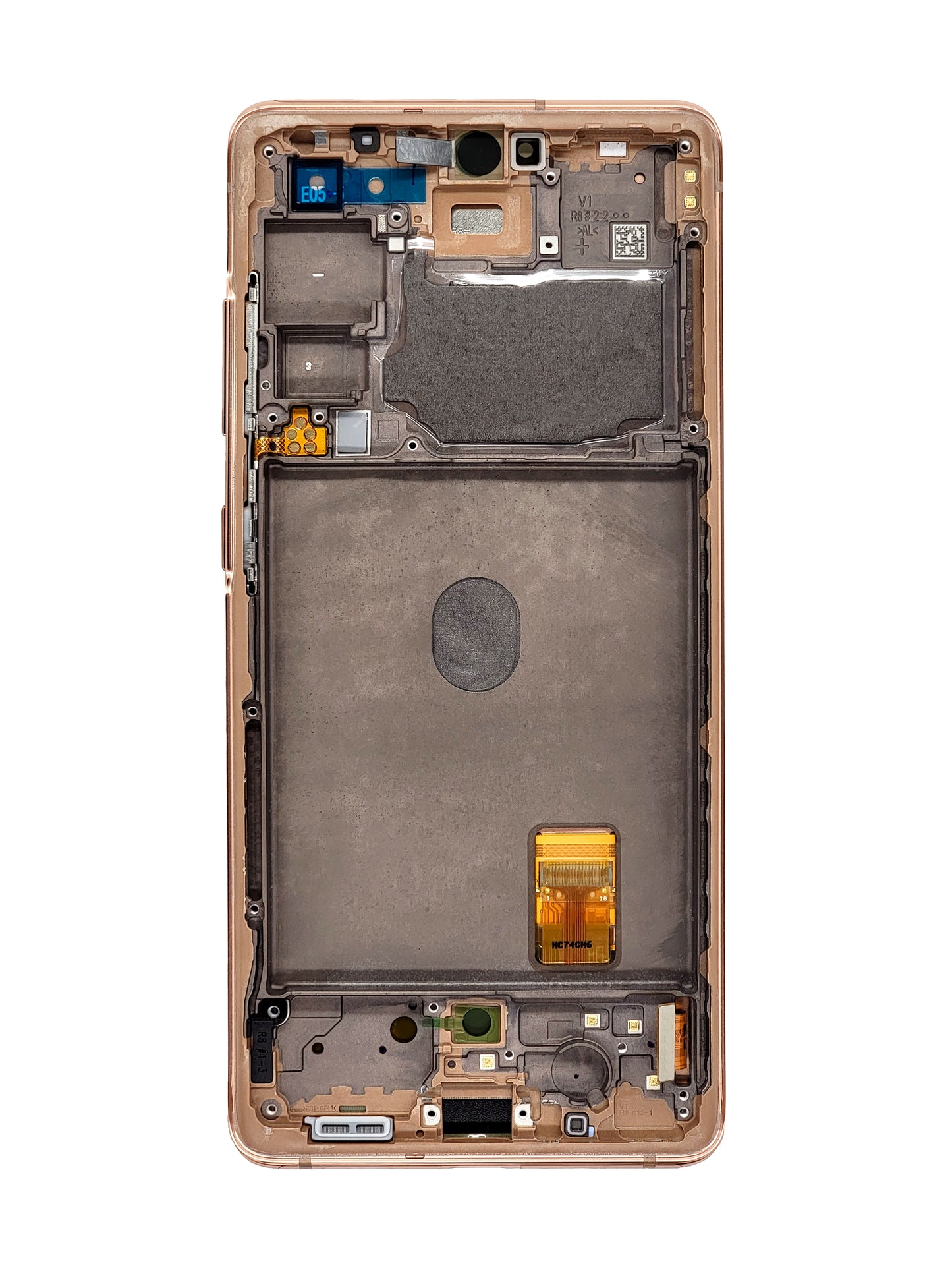 OLED Assembly with Frame for Galaxy S20 FE G780 (CLOUD ORANGE) (Service Pack)