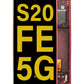 SGS S20 FE (5G) Screen Assembly (With The Frame) (Service Pack) (Cloud Red)
