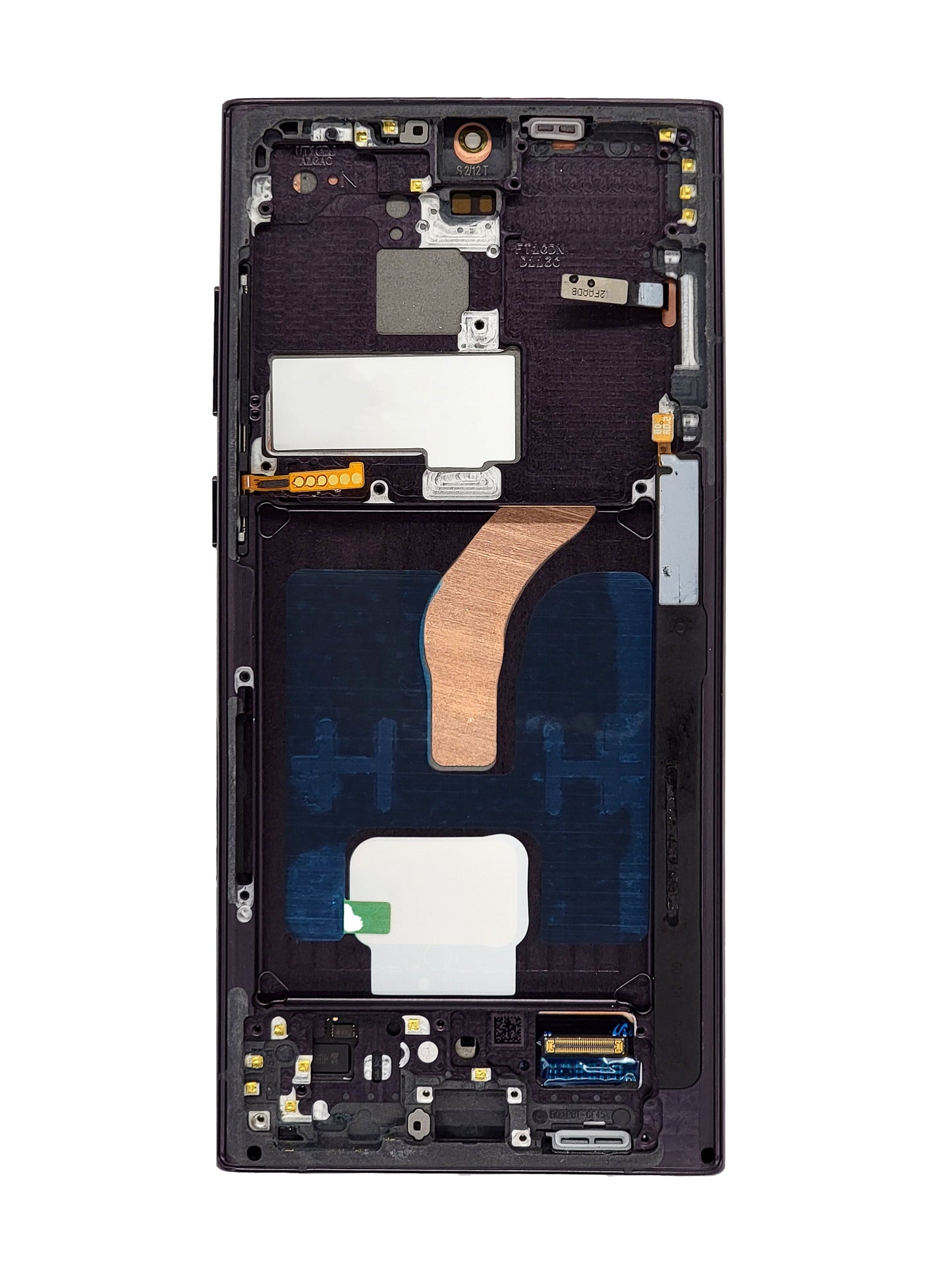OLED Assembly with Frame for Galaxy S22 Ultra (S908) (GRAPHITE) (Premium)