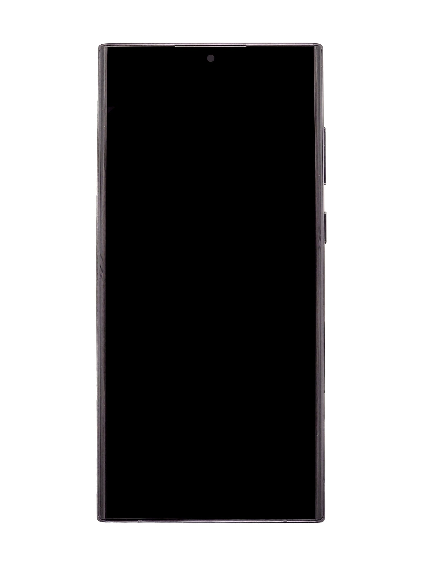 OLED Assembly with Frame for Galaxy S22 Ultra (S908) (PHANTOM BLACK) (Premium)