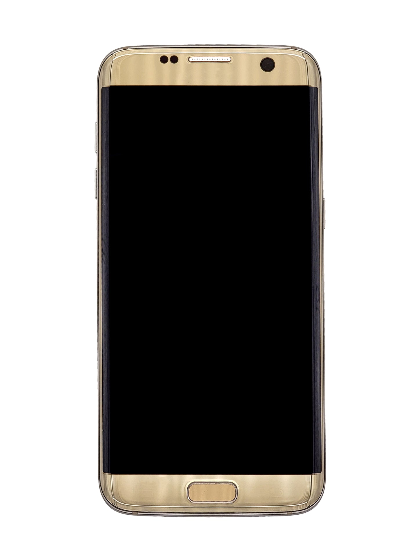 SGS S7 Edge Screen Assembly (With The Frame) (Refurbished) (Gold Platinum)