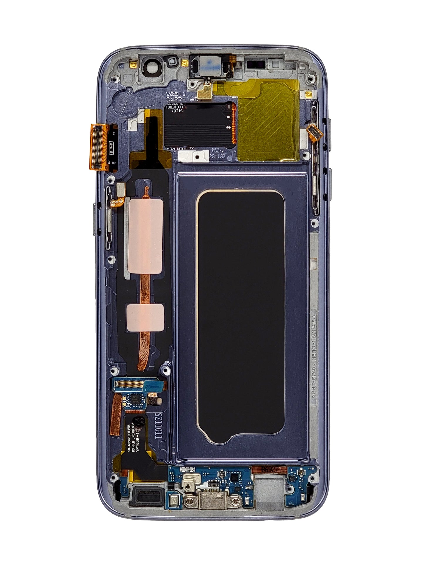 OLED Assembly with Frame for Galaxy S7 (G930) (BLACK) (Premium)