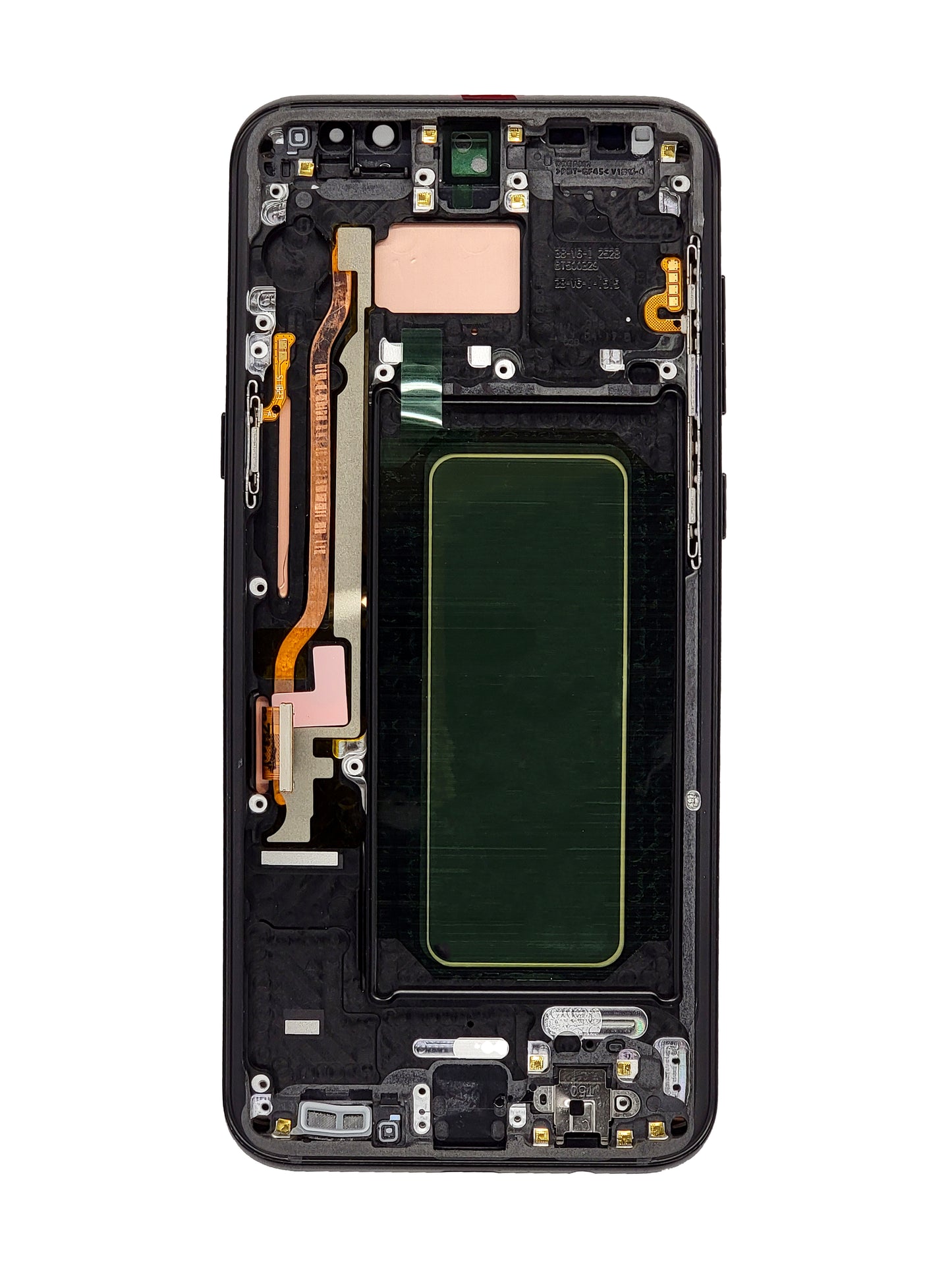 OLED Assembly with Frame for Galaxy S8 Plus (G955) (6.0") (MIDNIGHT BLACK) (Aftermarket OLED)