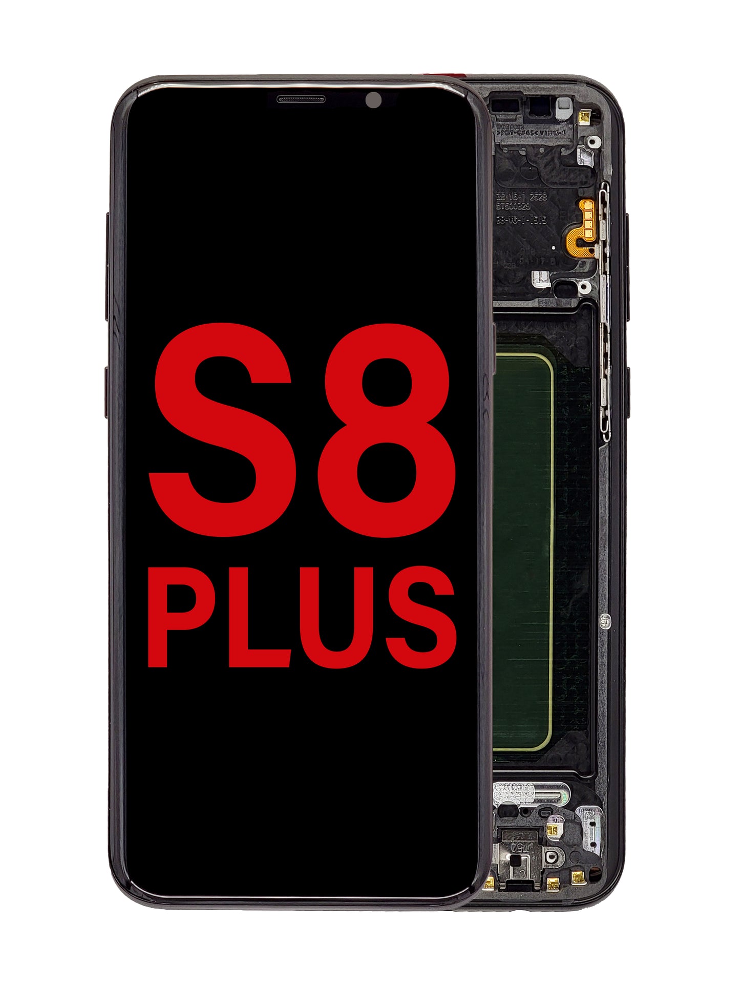 OLED Assembly with Frame for Galaxy S8 Plus (G955) (6.0") (MIDNIGHT BLACK) (Aftermarket OLED)