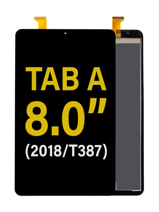 SGT Tab A 8" 2018 (T387) LCD Assembly With Digitizer (Black)