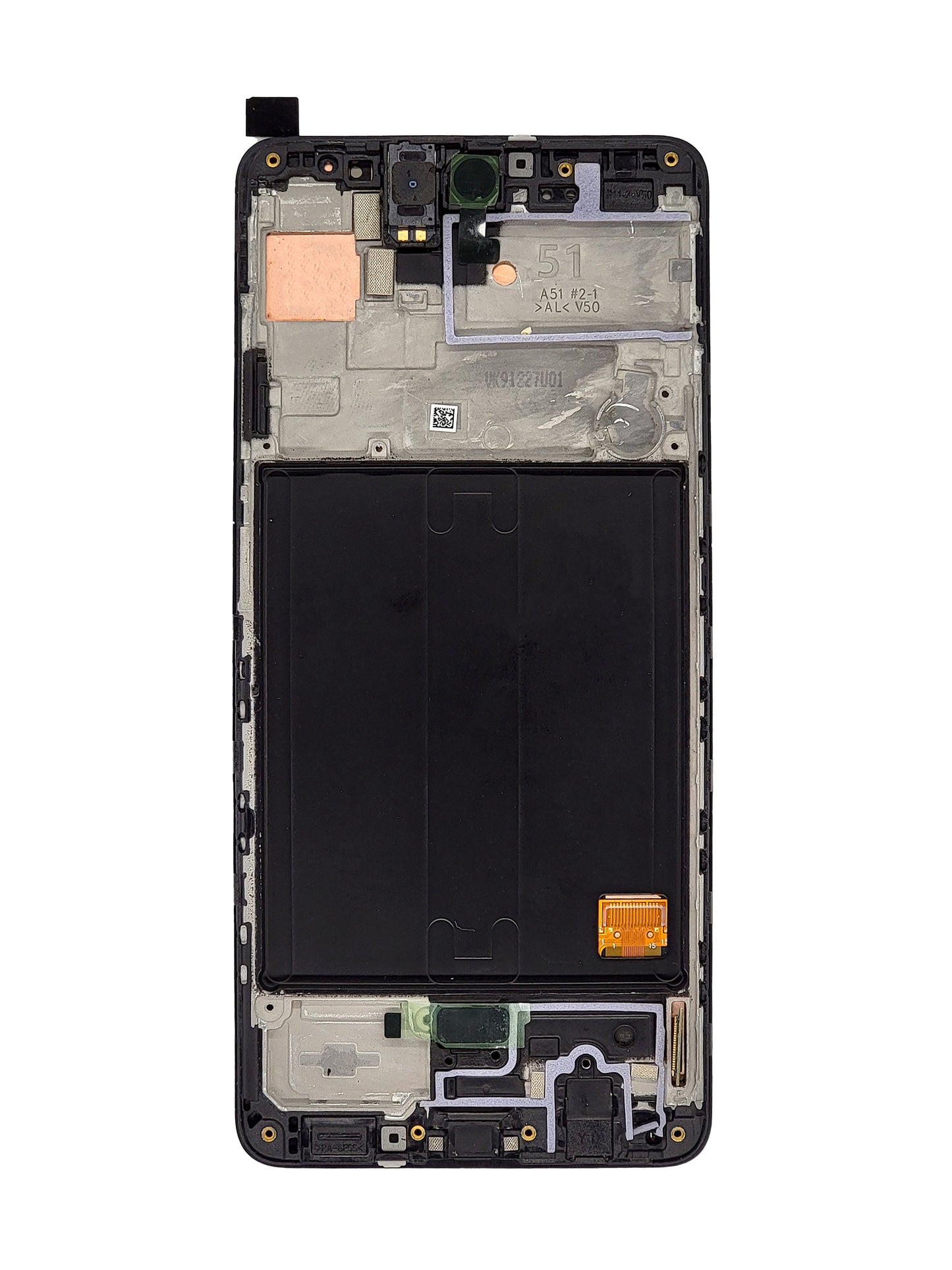 Samsung A51 2019 (A515) (4G) Screen Assembly (With The Frame) (Service Pack) (Black)