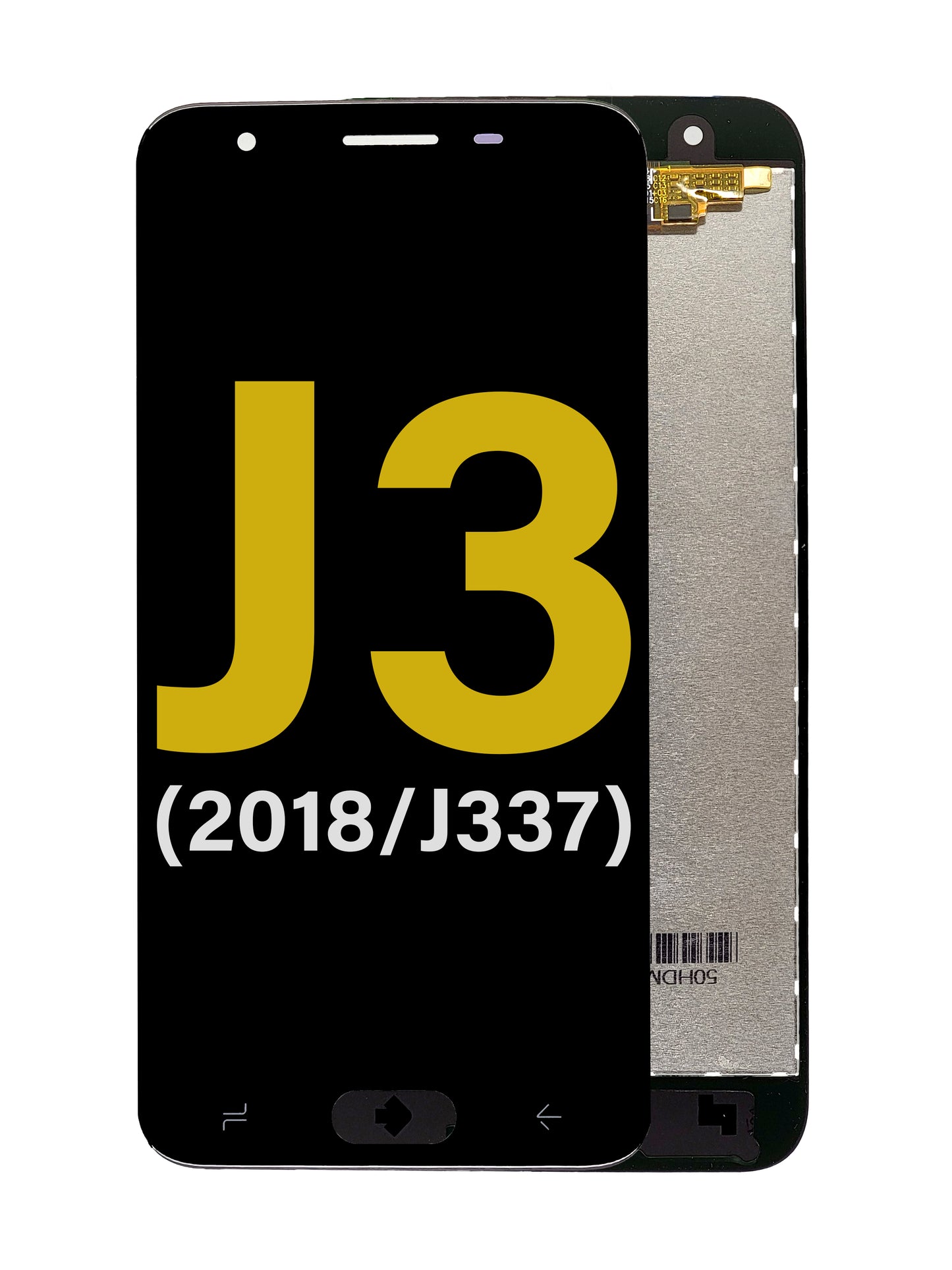 Samsung J3 2018 (J337) Screen Assembly (Without The Frame) (Refurbished) (Black)