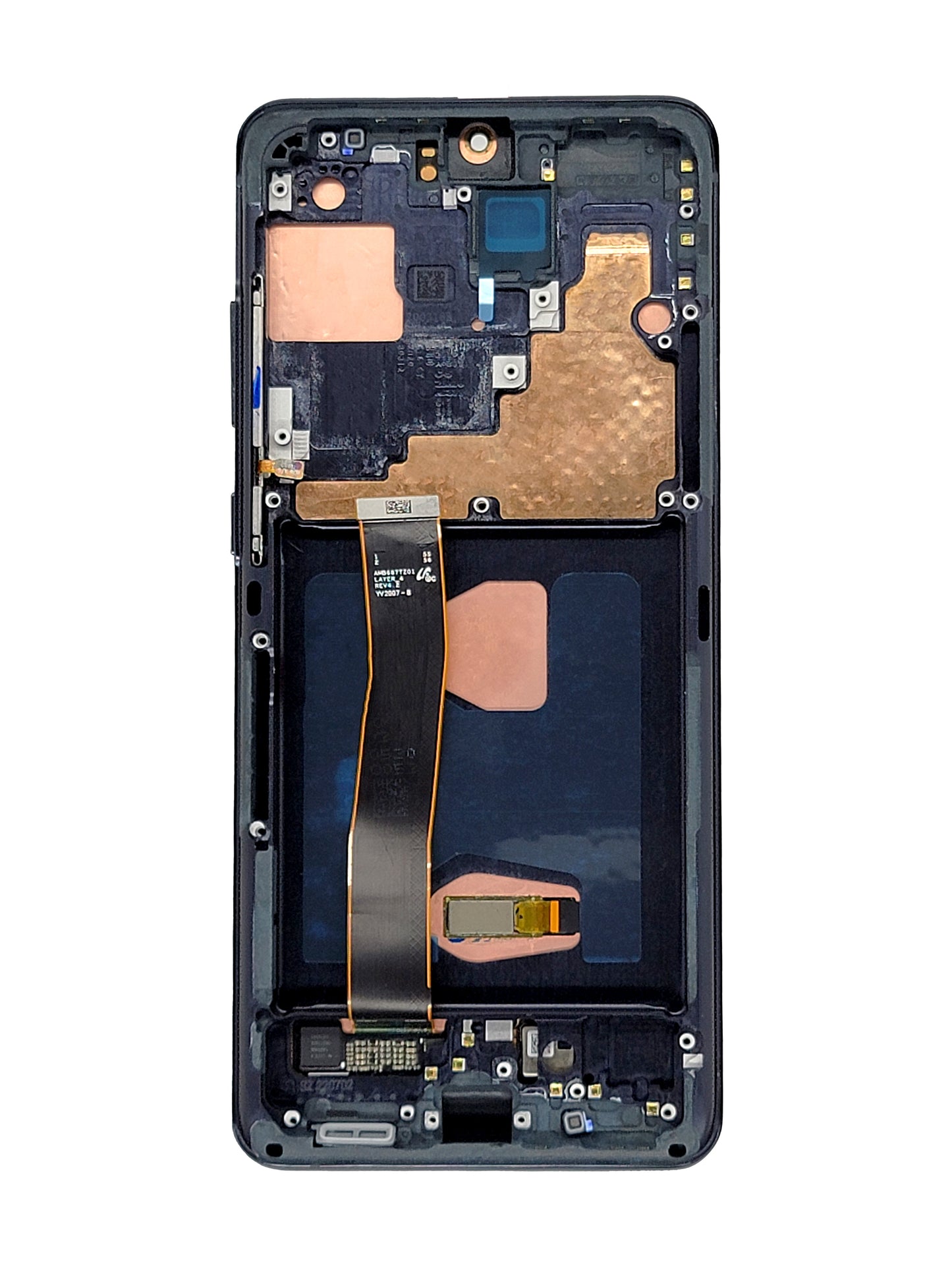 OLED Assembly with Frame for Galaxy S20 Ultra (G988) (COSMIC BLACK) (Premium)