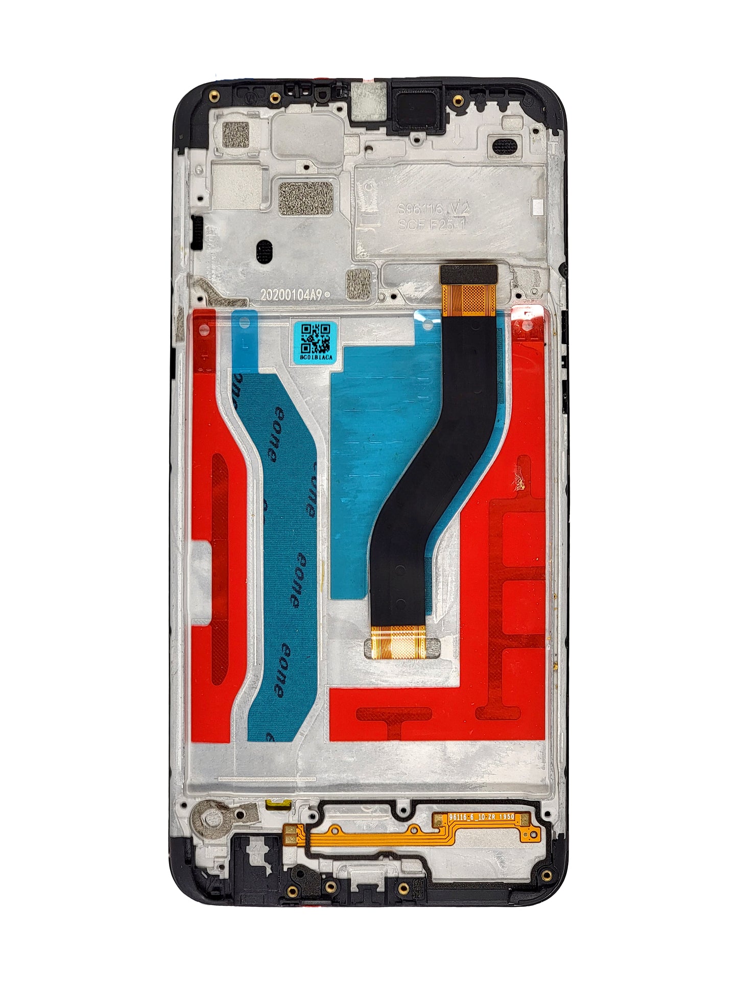 Samsung A10s 2019 (A107) Screen Assembly (With The Frame) (Refurbished) (Black)