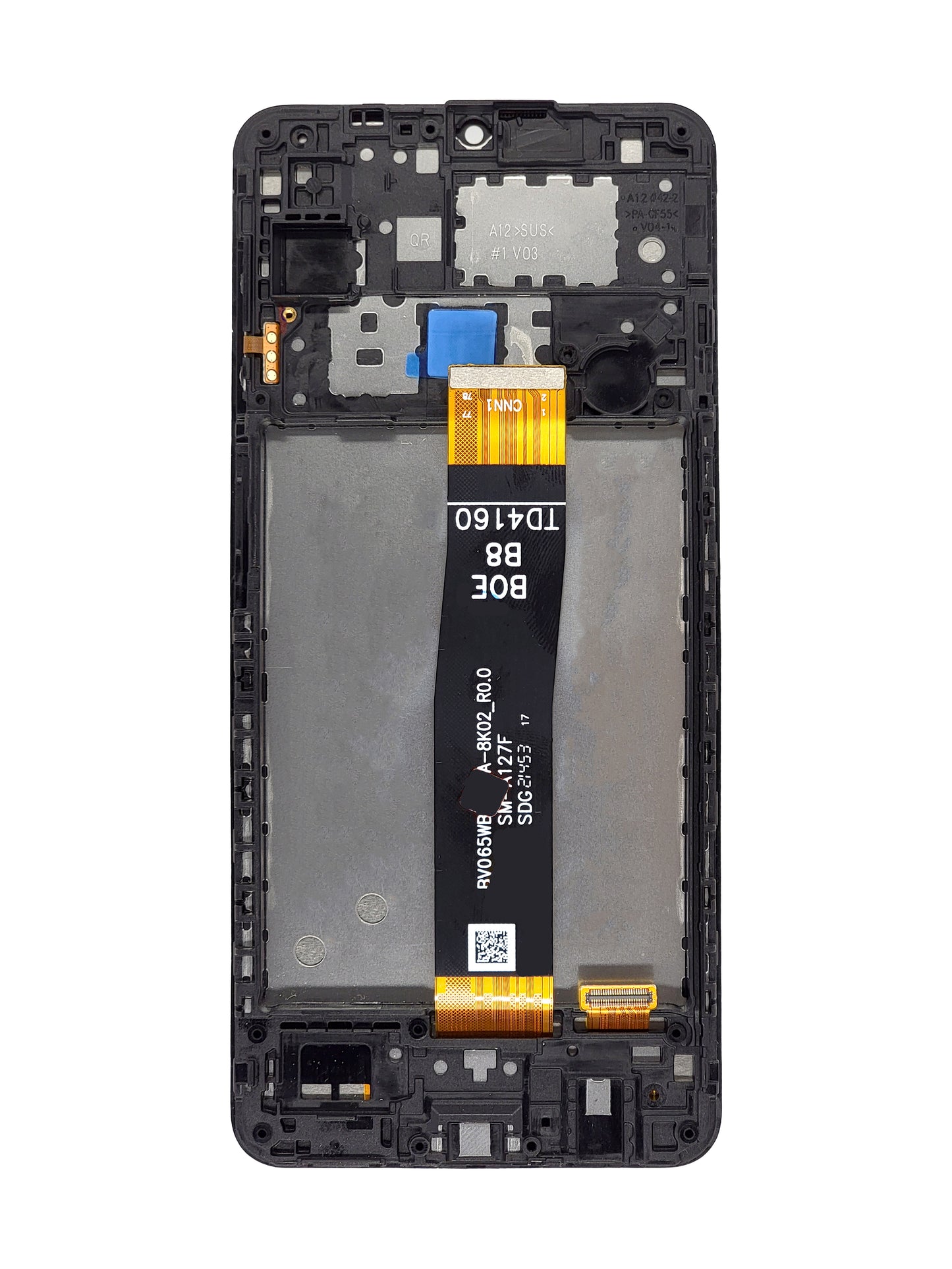 Samsung A12 Nacho 2021 (A127) Screen Assembly (With The Frame) (Refurbished) (Black)
