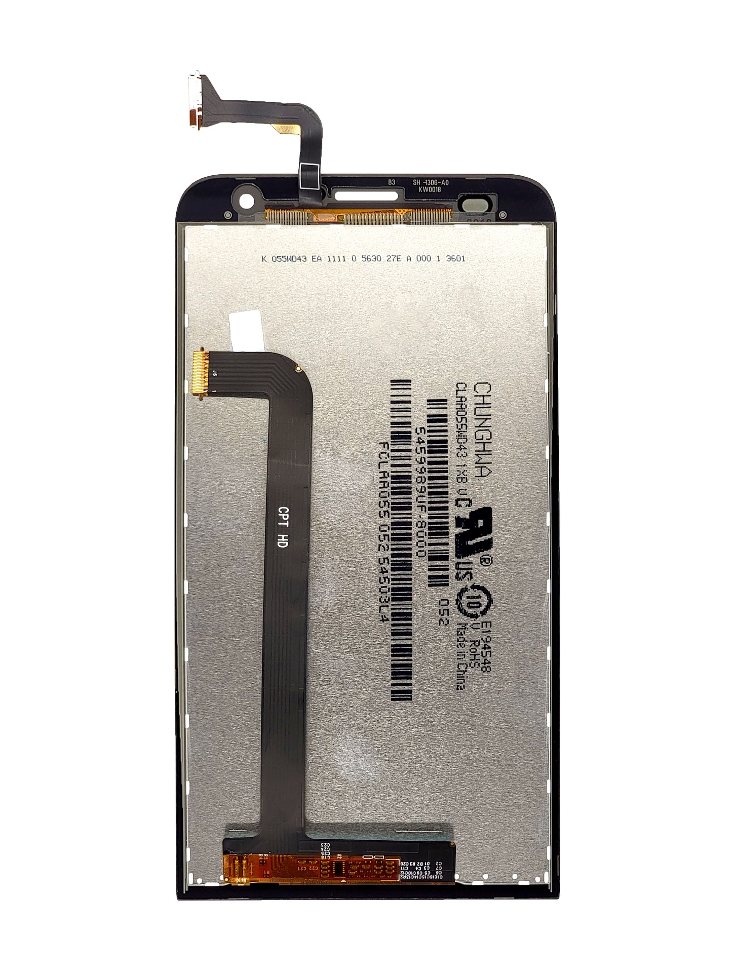 Zenfone 2 Laser (ZE550KL) Screen Assembly (Without The Frame) (Refurbished) (Black)