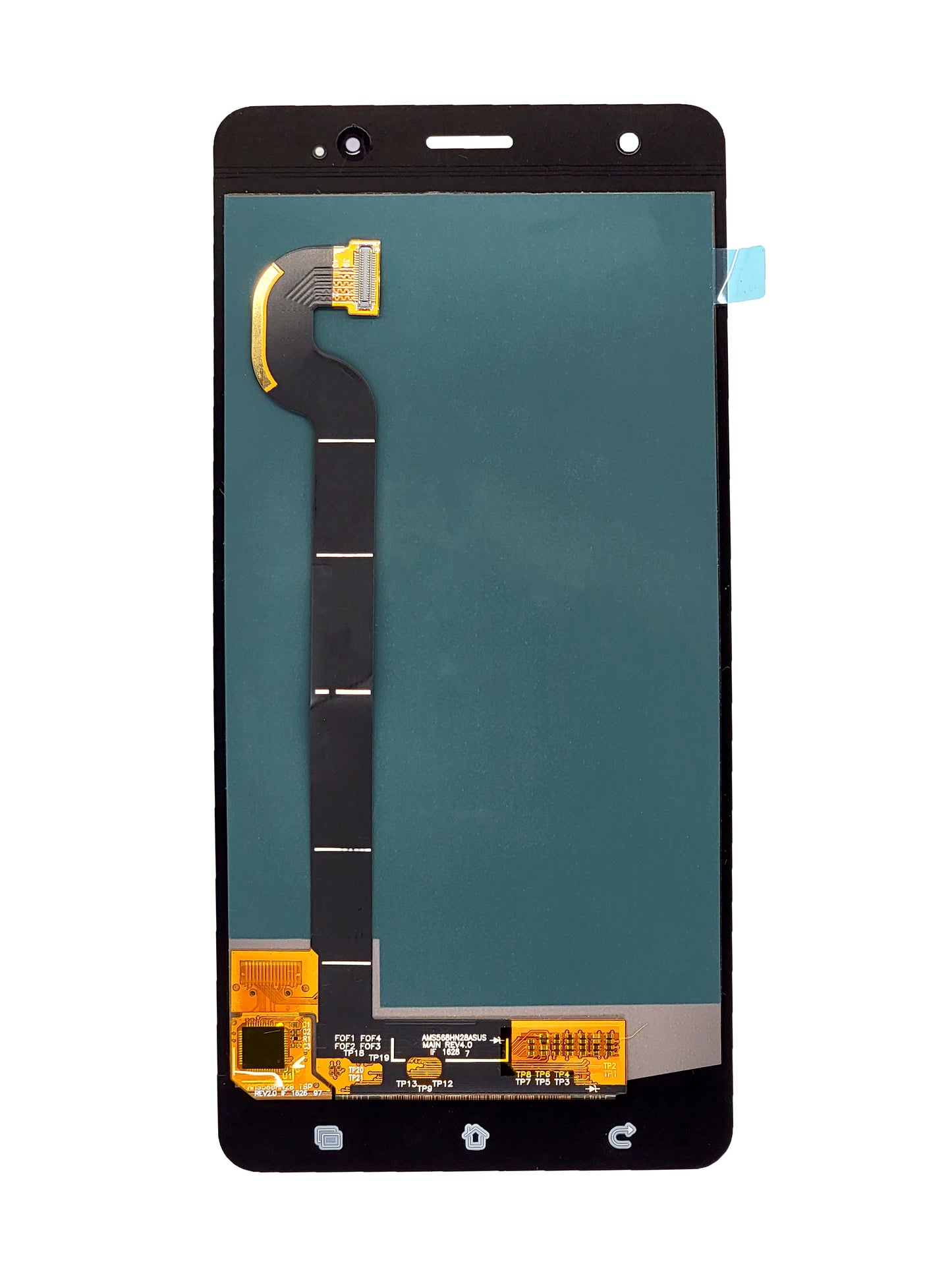 Zenfone 3 Deluxe (ZS570KL) Screen Assembly (Without The Frame) (Refurbished) (Gold)