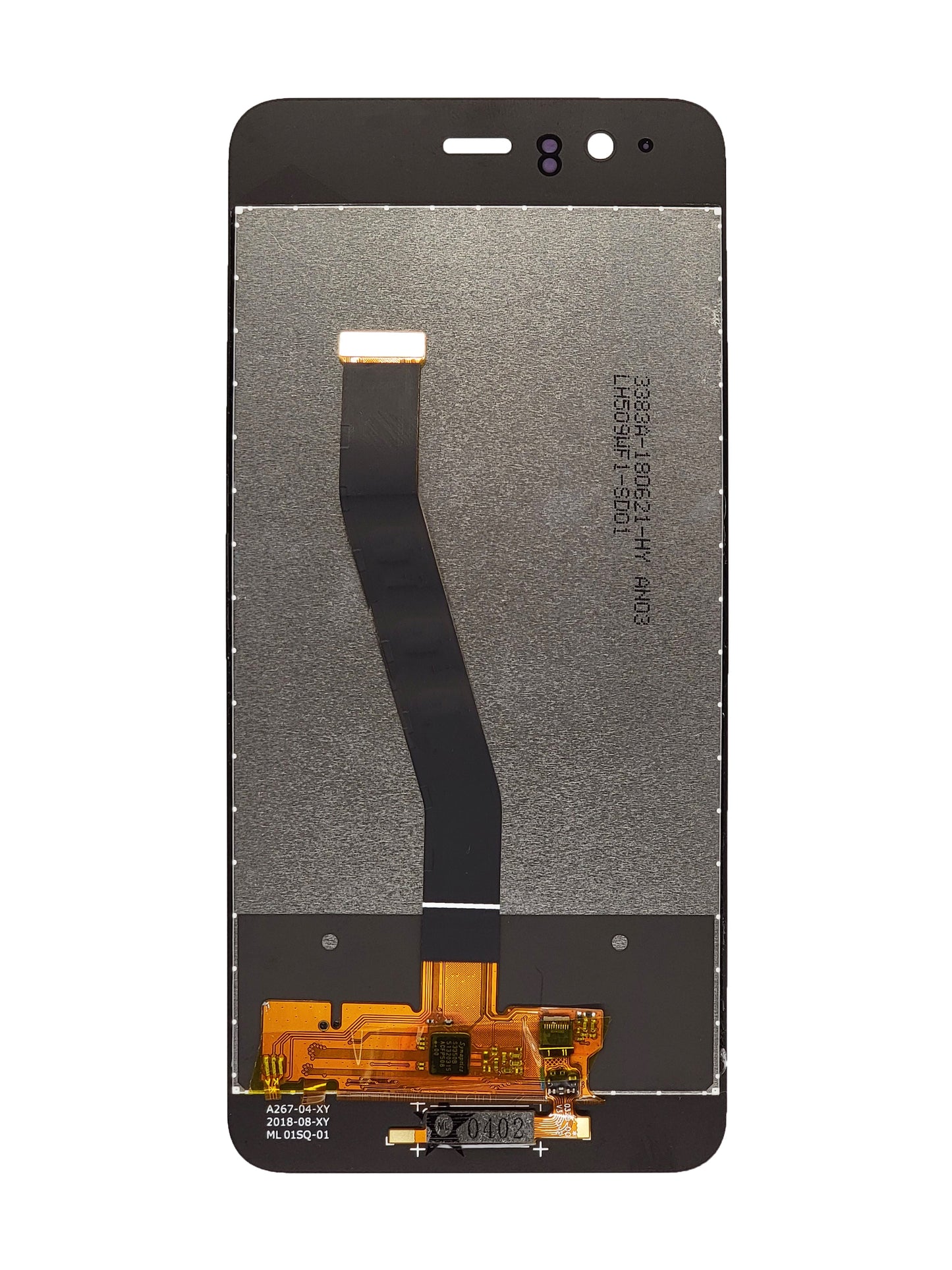 HW P10 Screen Assembly (Without The Frame) (Refurbished) (Black)